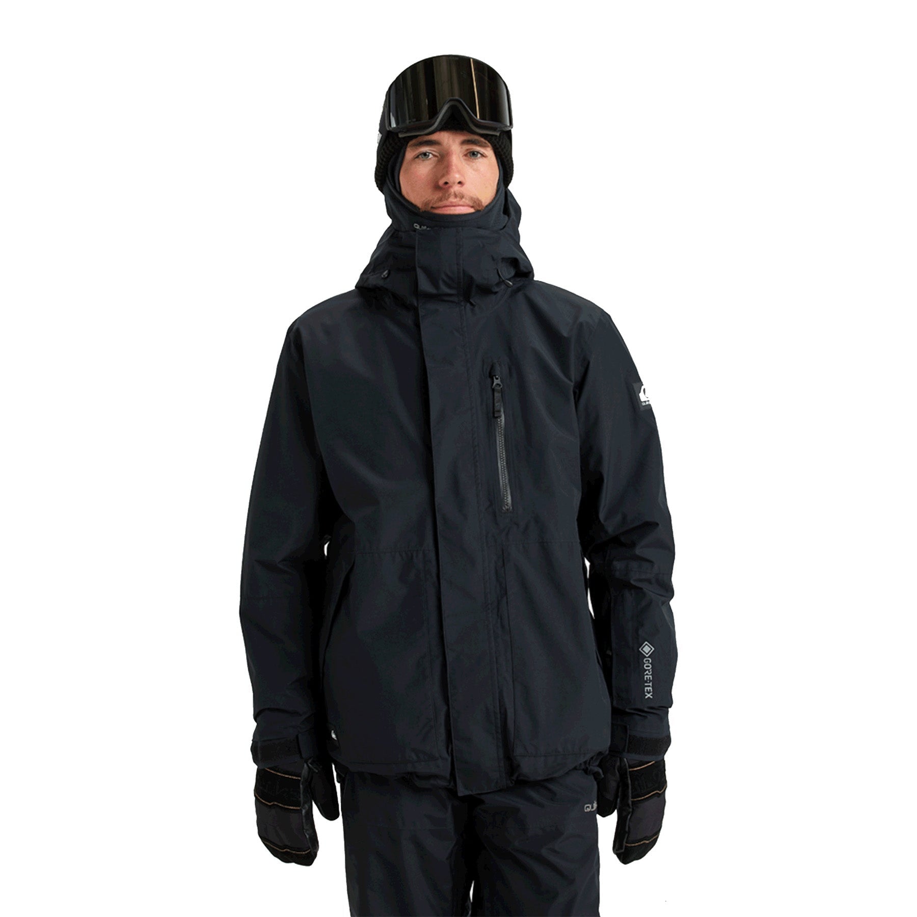 Quiksilver MISSION GORE-TEX ブラック メンズM Quiksilver Mens Mission GORE-TEX Jacket 2026 | Mens Snowboard