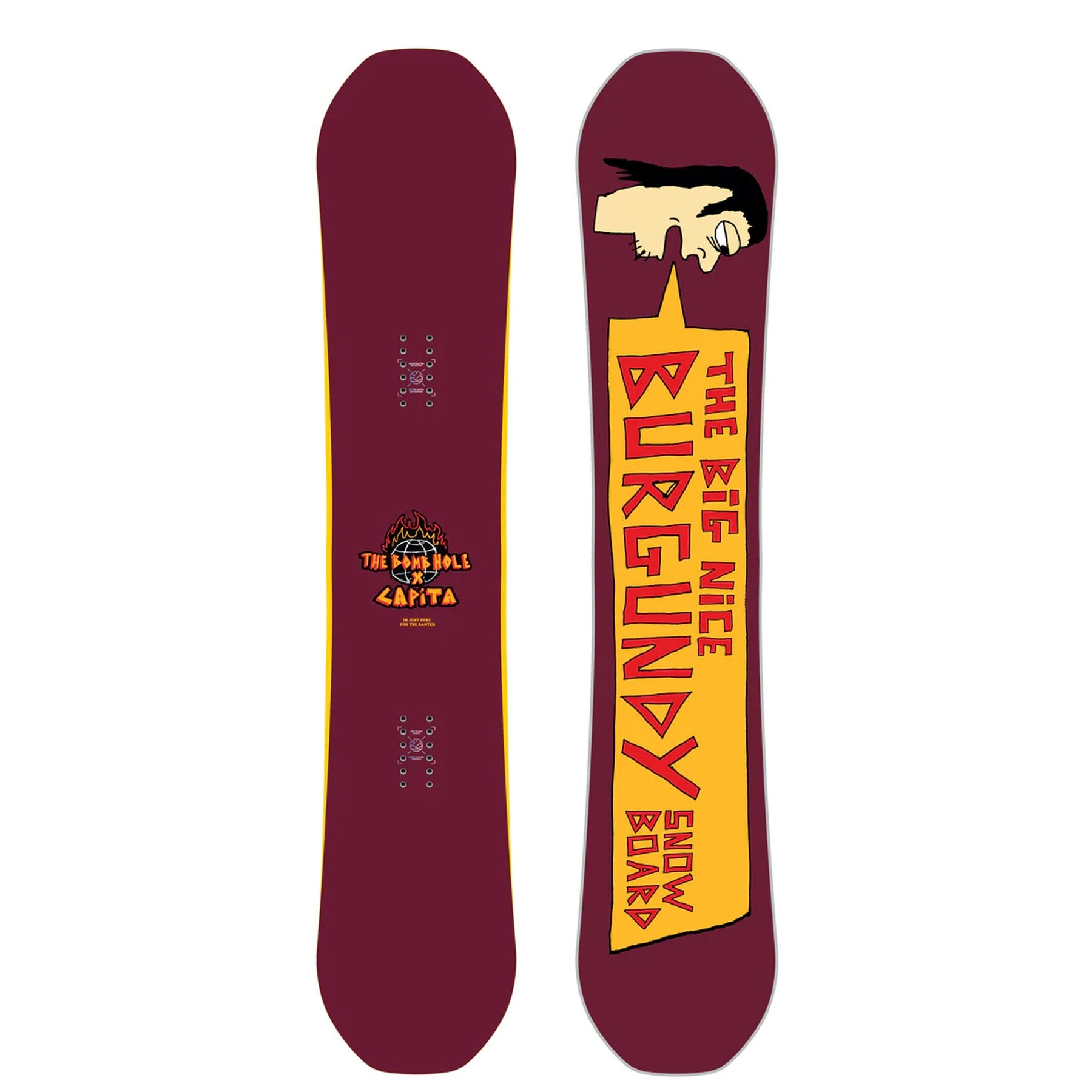 capita australia snowboard The Big Nice Burgundy 2025 to series for intermediate -Toys and Gifts 5 Fun Football Crafts Color:Regular White
