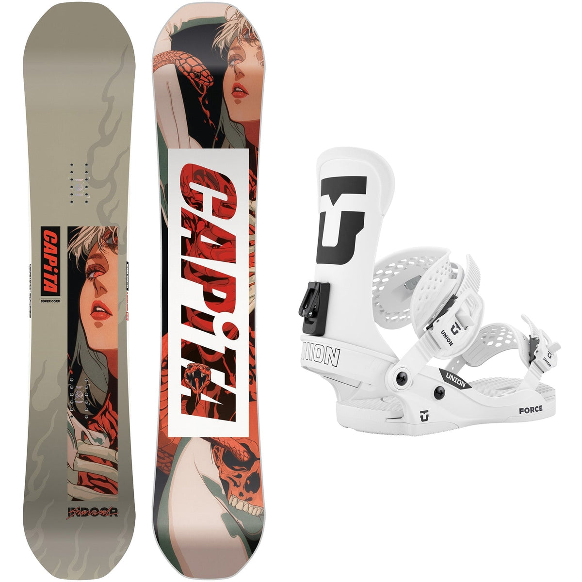 CAPiTA Indoor Survival / Union Force Classic Package