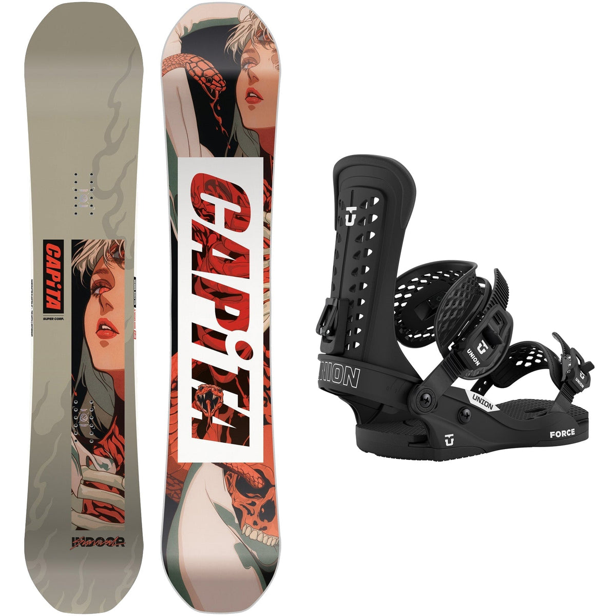 CAPiTA Indoor Survival / Union Force Classic Package