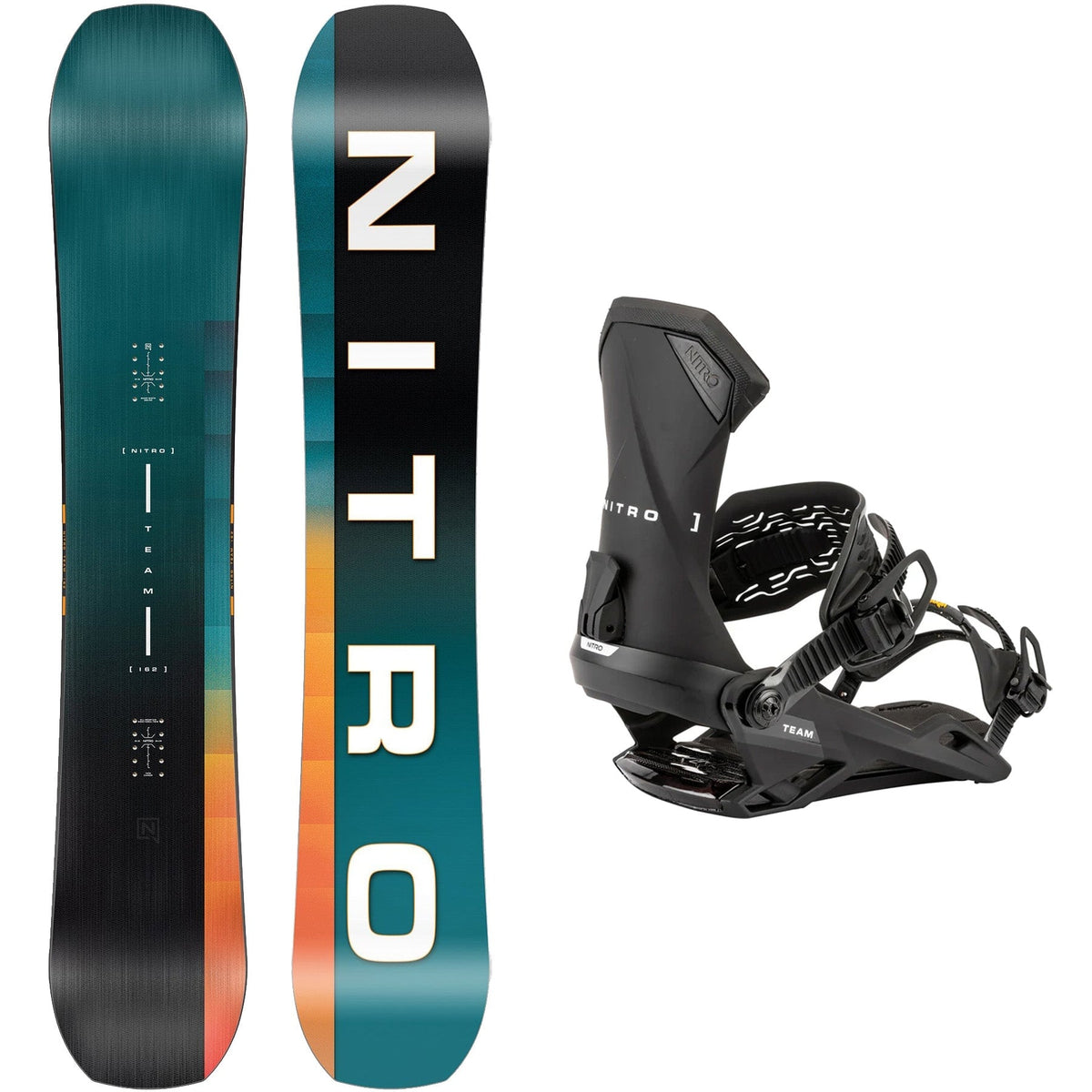 Nitro Team Snowboard / Nitro Team Binding Package