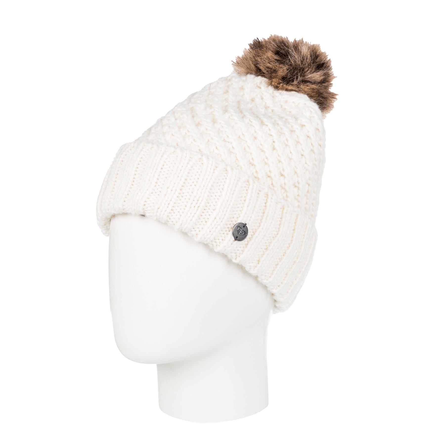 Roxy Bonnet Winter Beanie Femme Gris One Size Roxy Bonnet Winter Beanie Femme Gris One Size