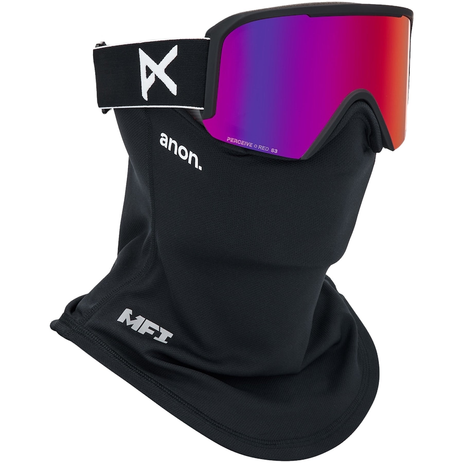 Frame: Black, Lens: Perceive Sunny Red, Spare Lens: Perceive Cloudy Burst