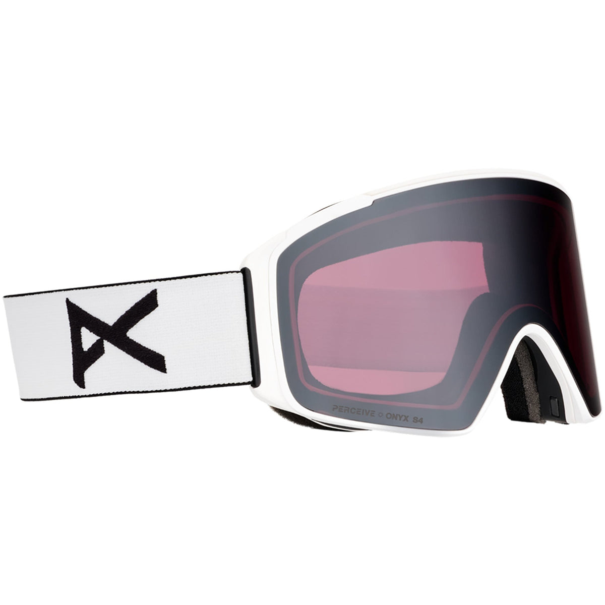 Frame: White, Lens: Perceive Sunny Onyx, Spare Lens: Perceive Variable Violet