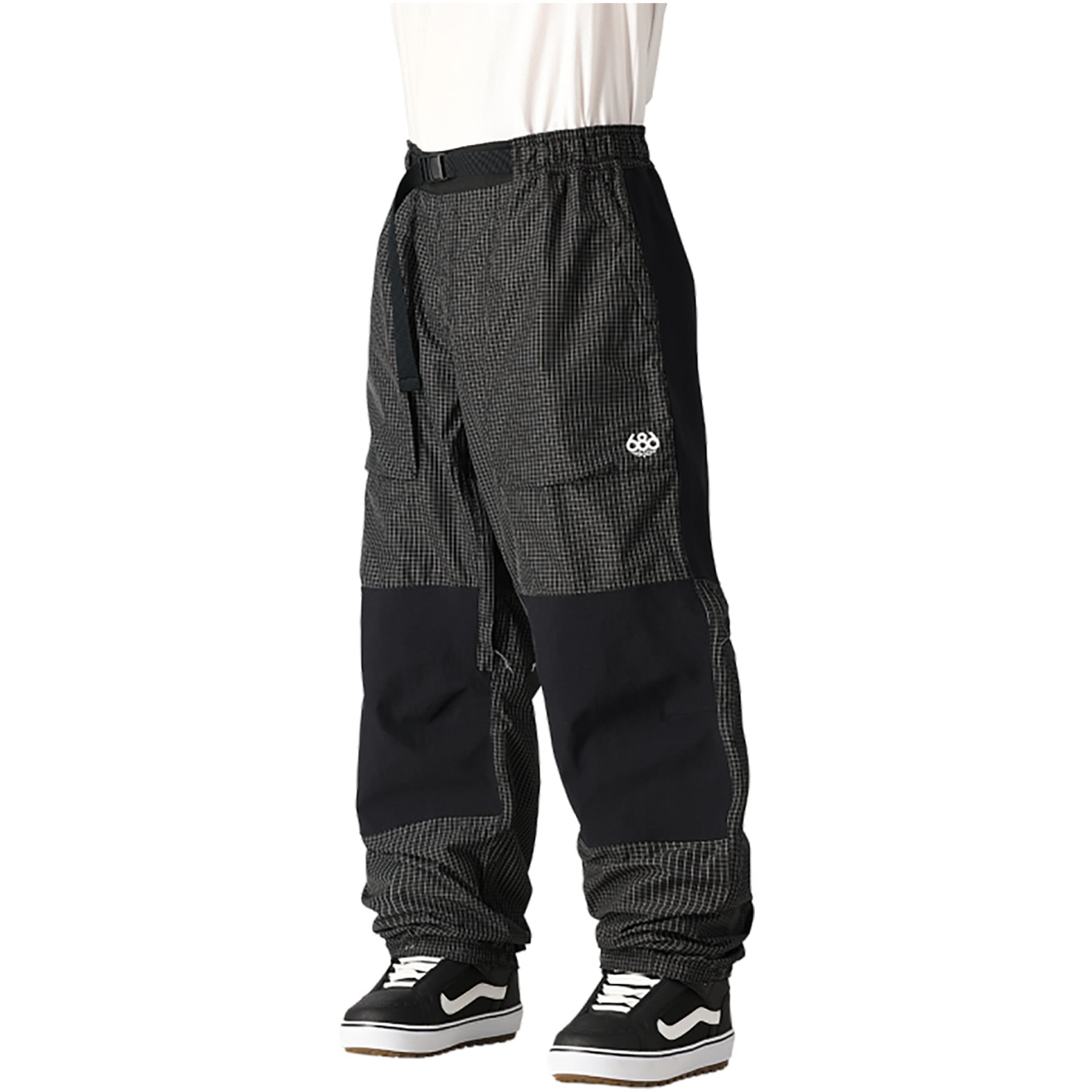 Black Grid Colorblock