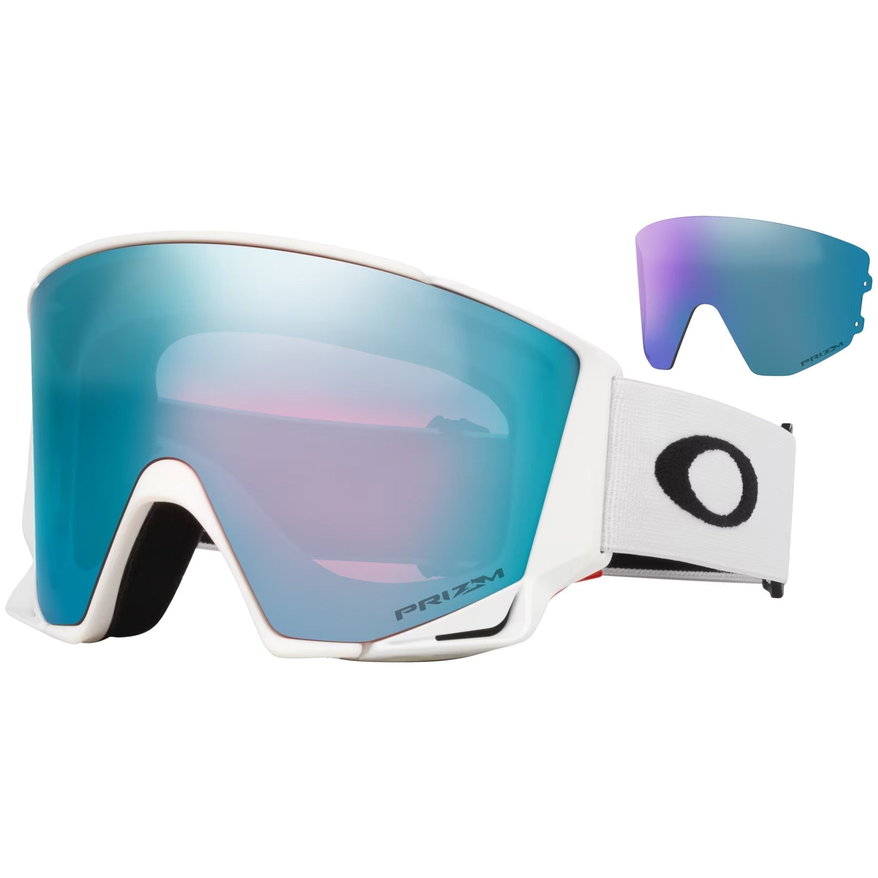 Matte White / Prizm Sapphire & Prizm Iced