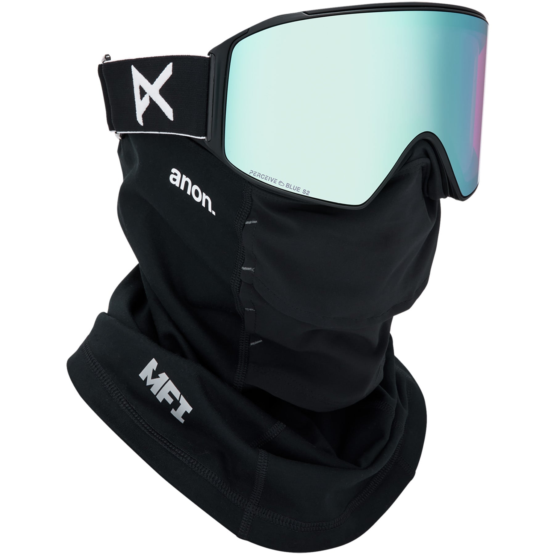 Frame: Black, Lens: Perceive Variable Blue, Spare Lens: Perceive Cloudy Pink