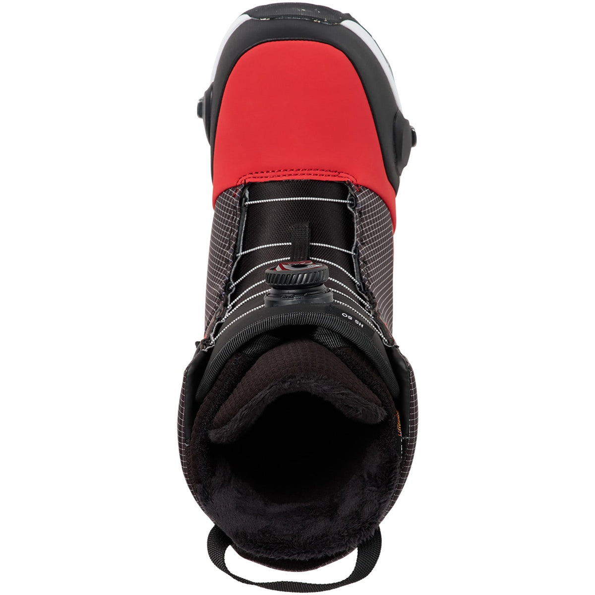Geranium Red Grid/Black