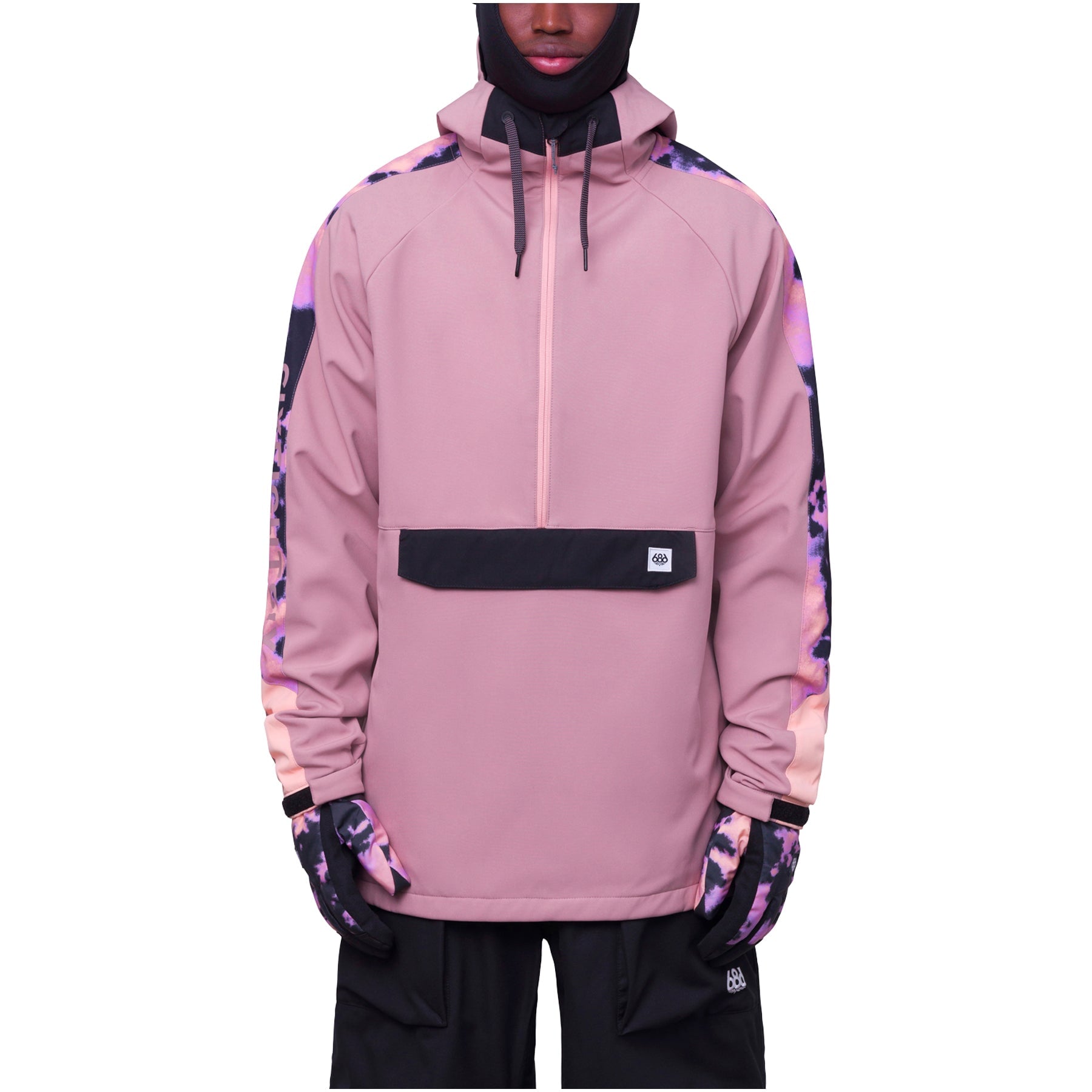 Dusty Mauve Colorblock