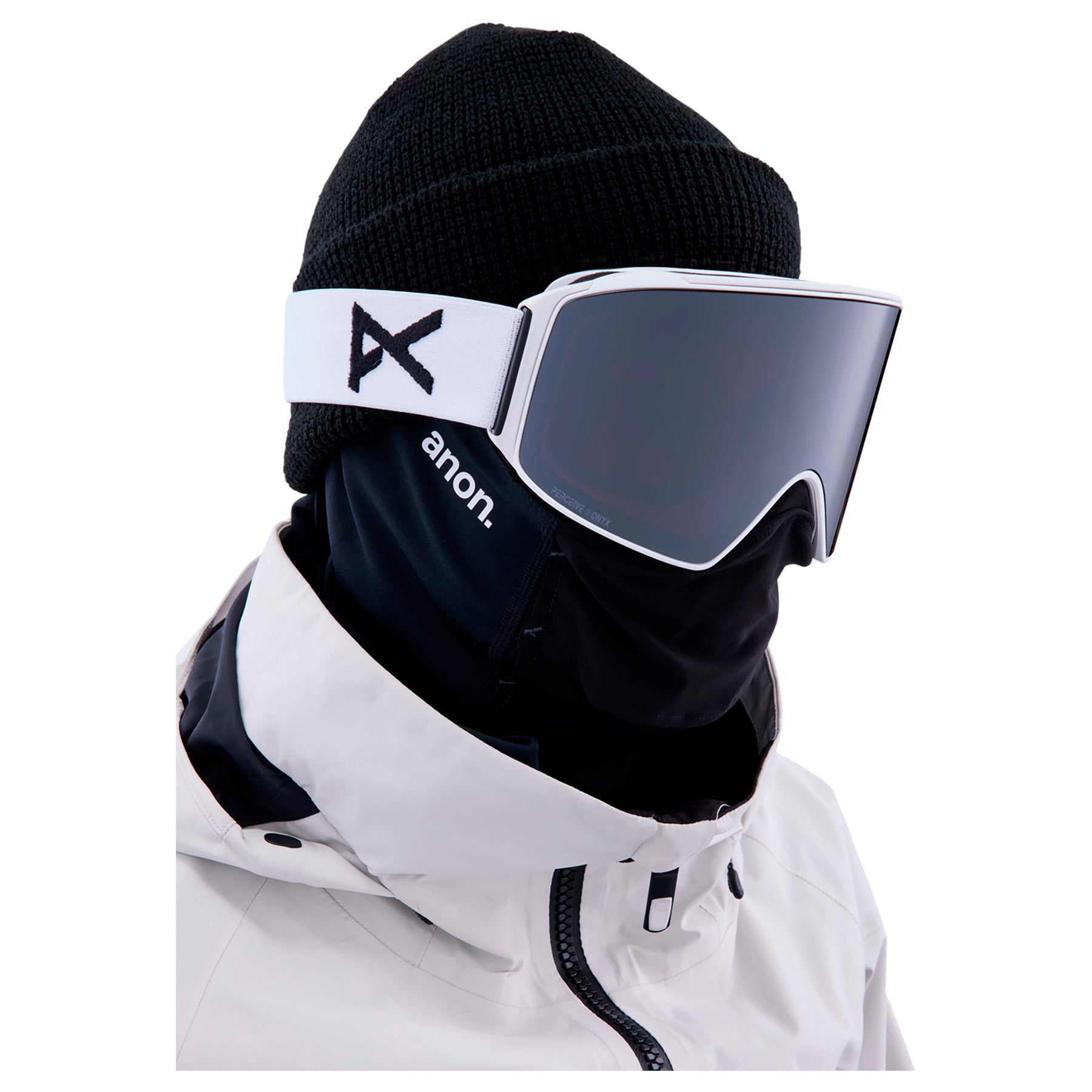 Frame: White, Lens: Perceive Sunny Onyx, Spare Lens: Perceive Variable Violet