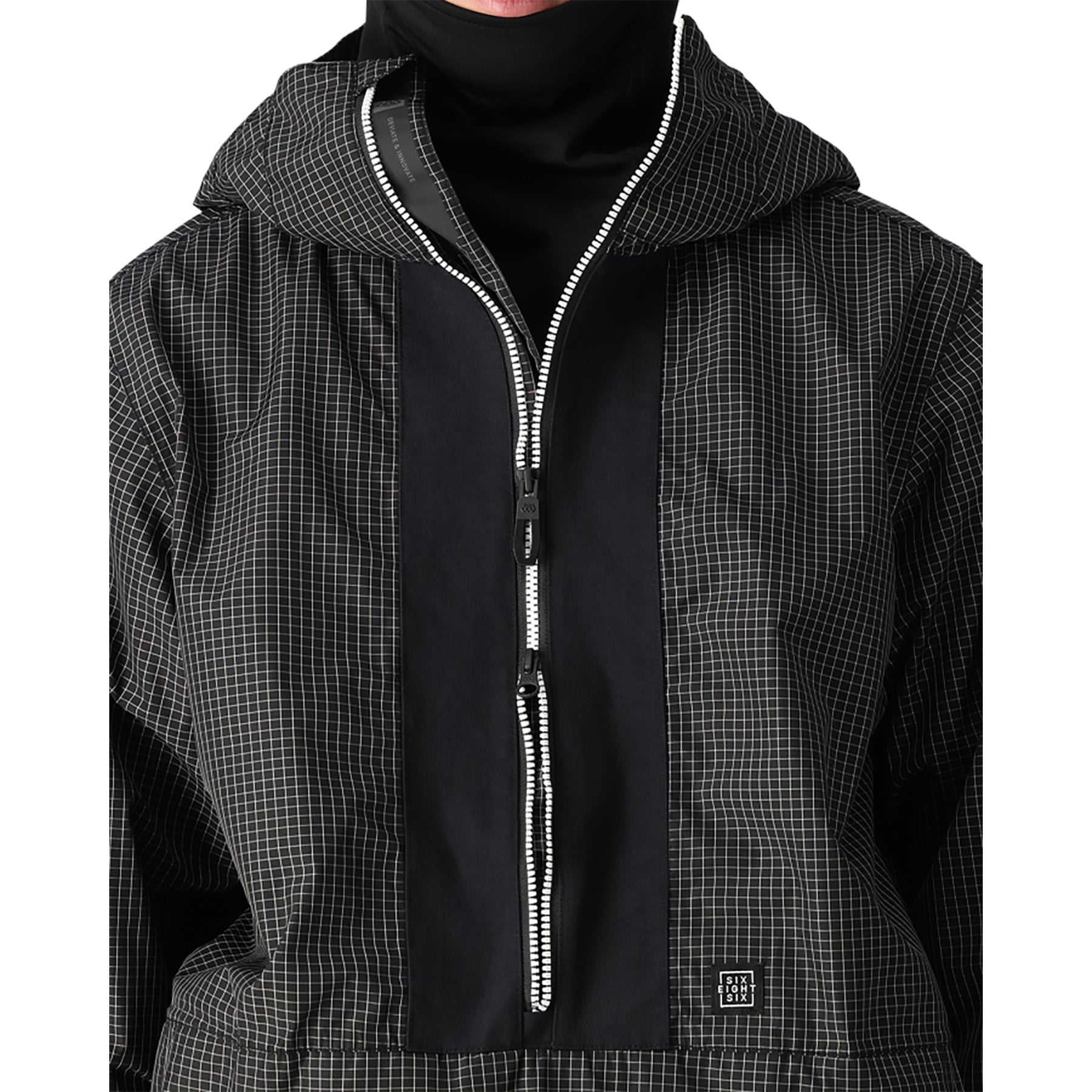 Black Grid Colorblock