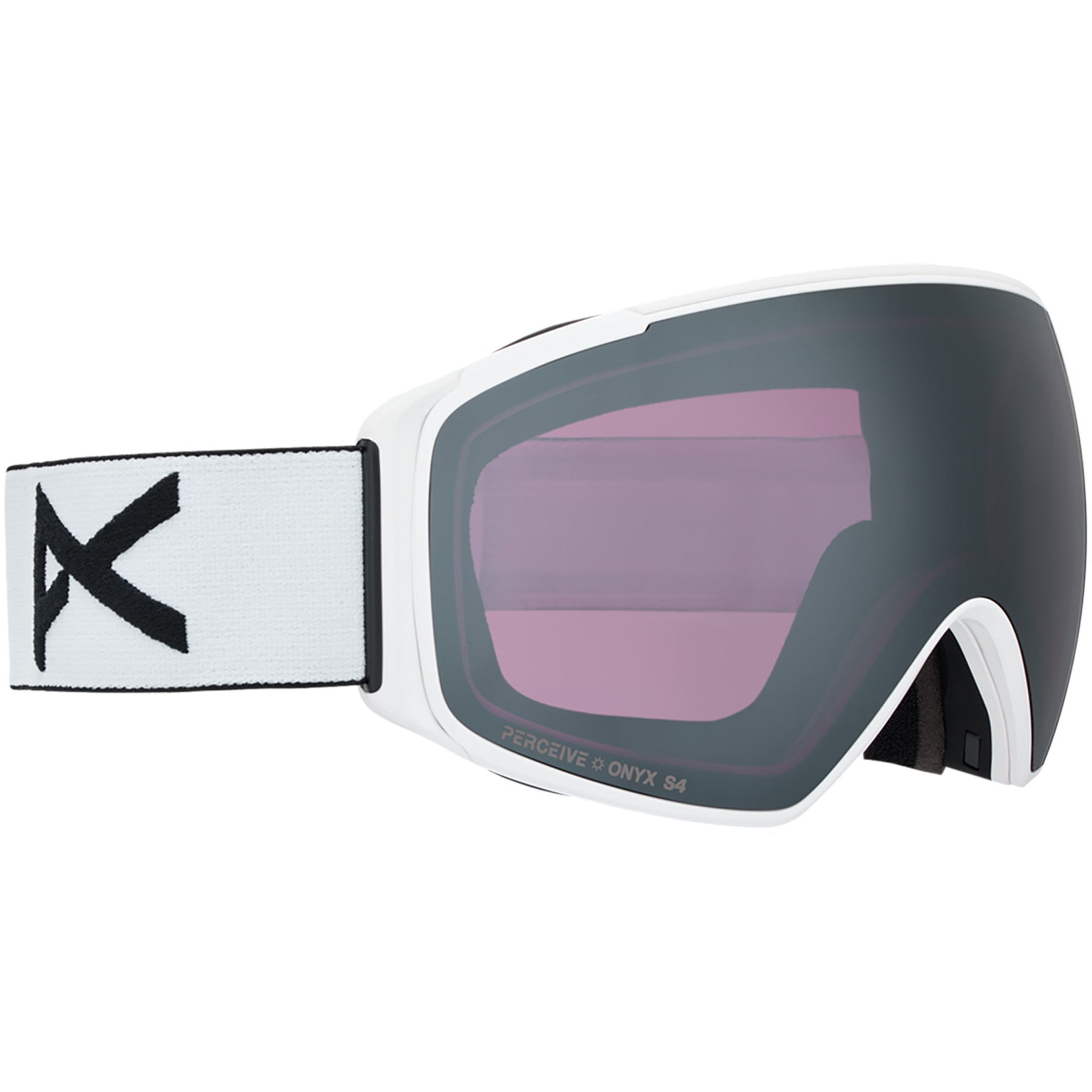 Frame: White, Lens: Perceive Sunny Onyx, Spare Lens: Perceive Variable Violet