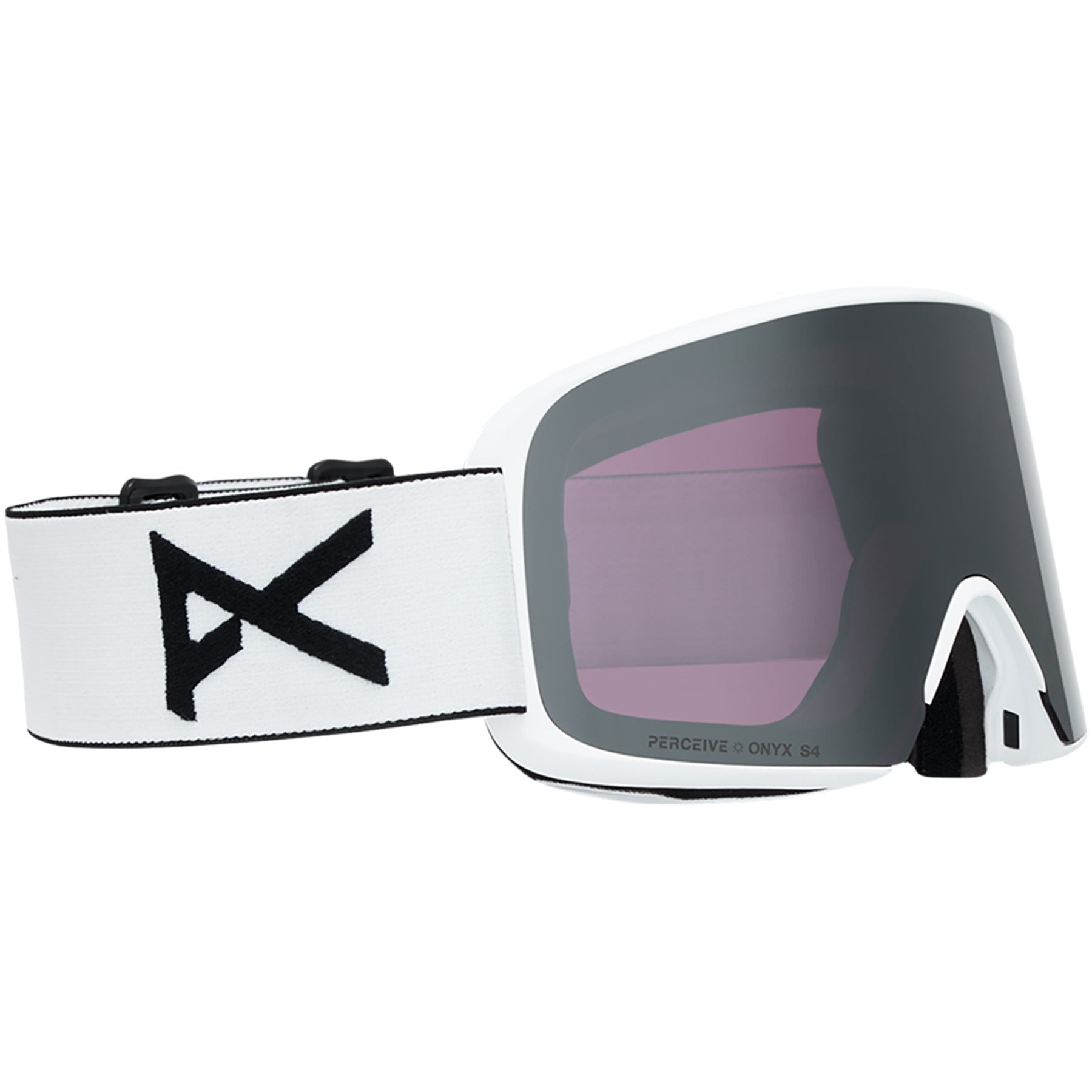 Frame: White, Lens: Perceive Sunny Onyx, Spare Lens: Perceive Variable Violet