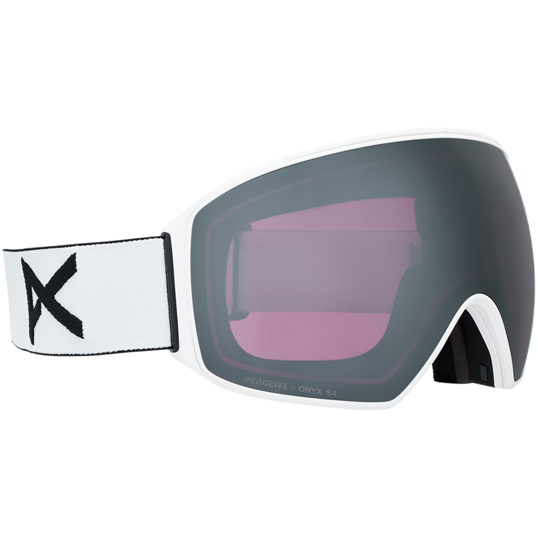 Frame: White, Lens: Perceive Sunny Onyx, Spare Lens: Perceive Variable Violet