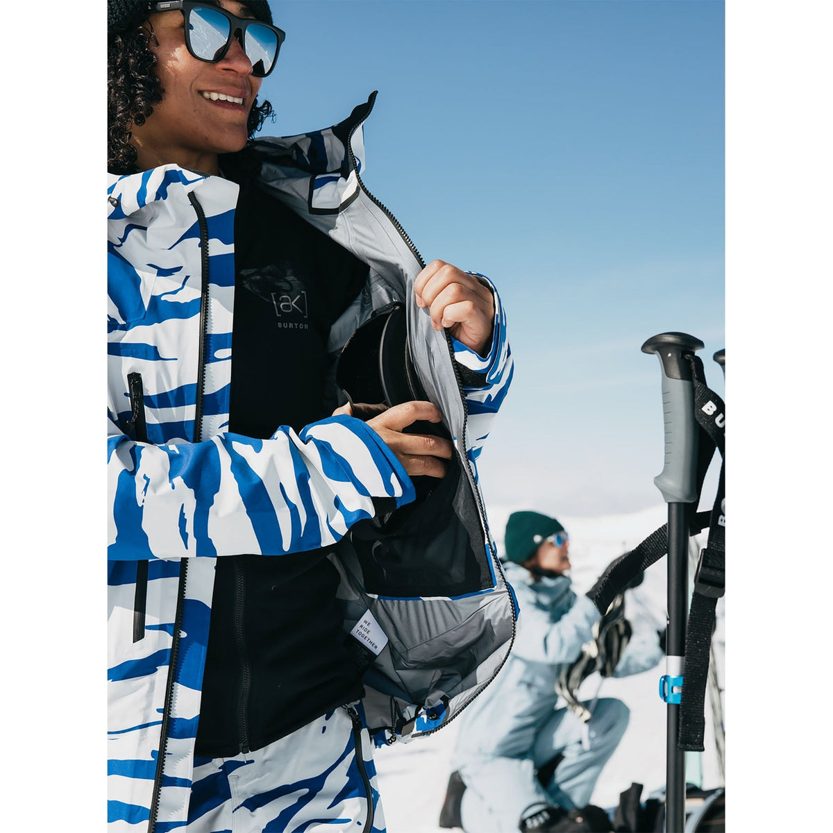 Oversized Zebra Jake Blue