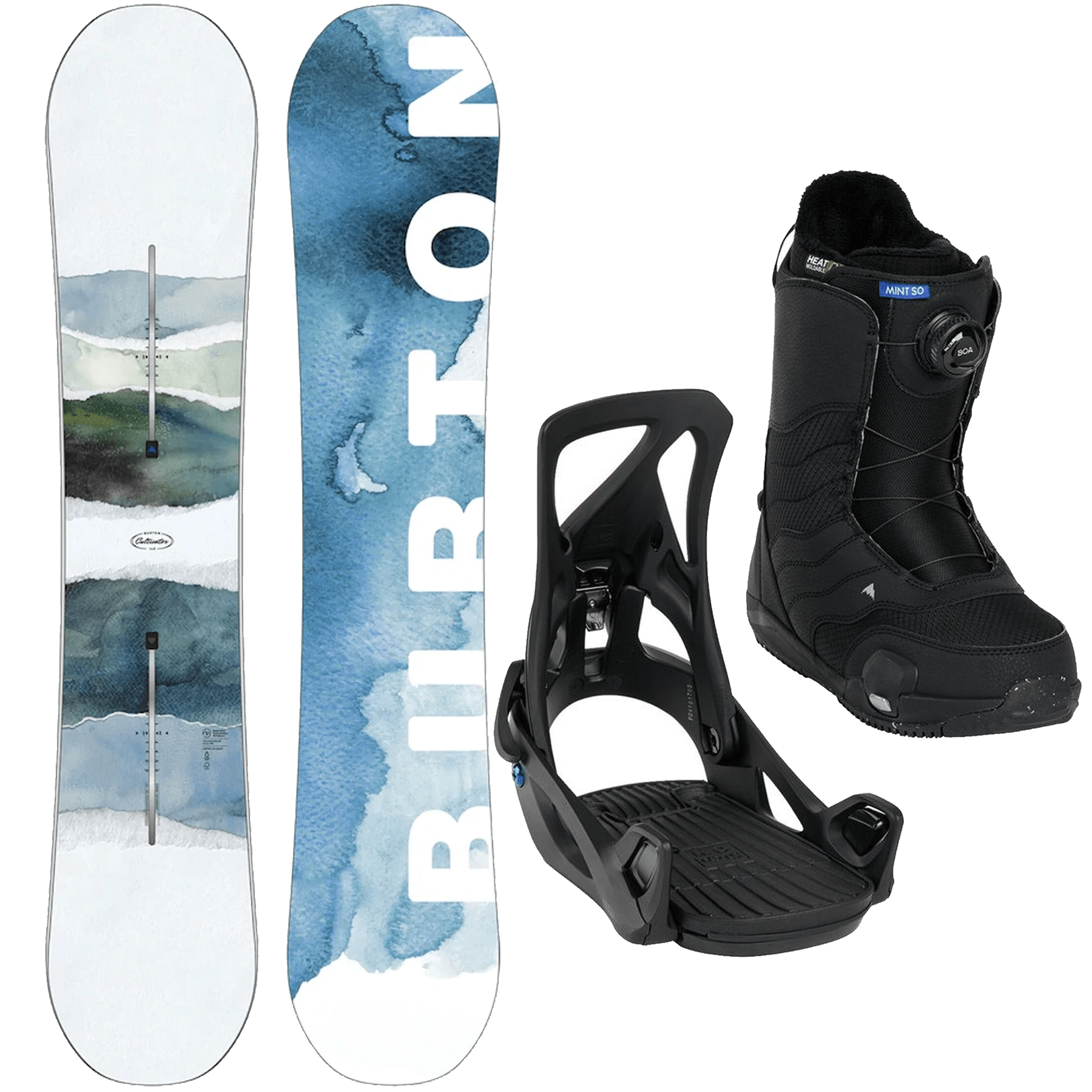 burton custom snowboard packages Burton Womens Cultivator Step On Package