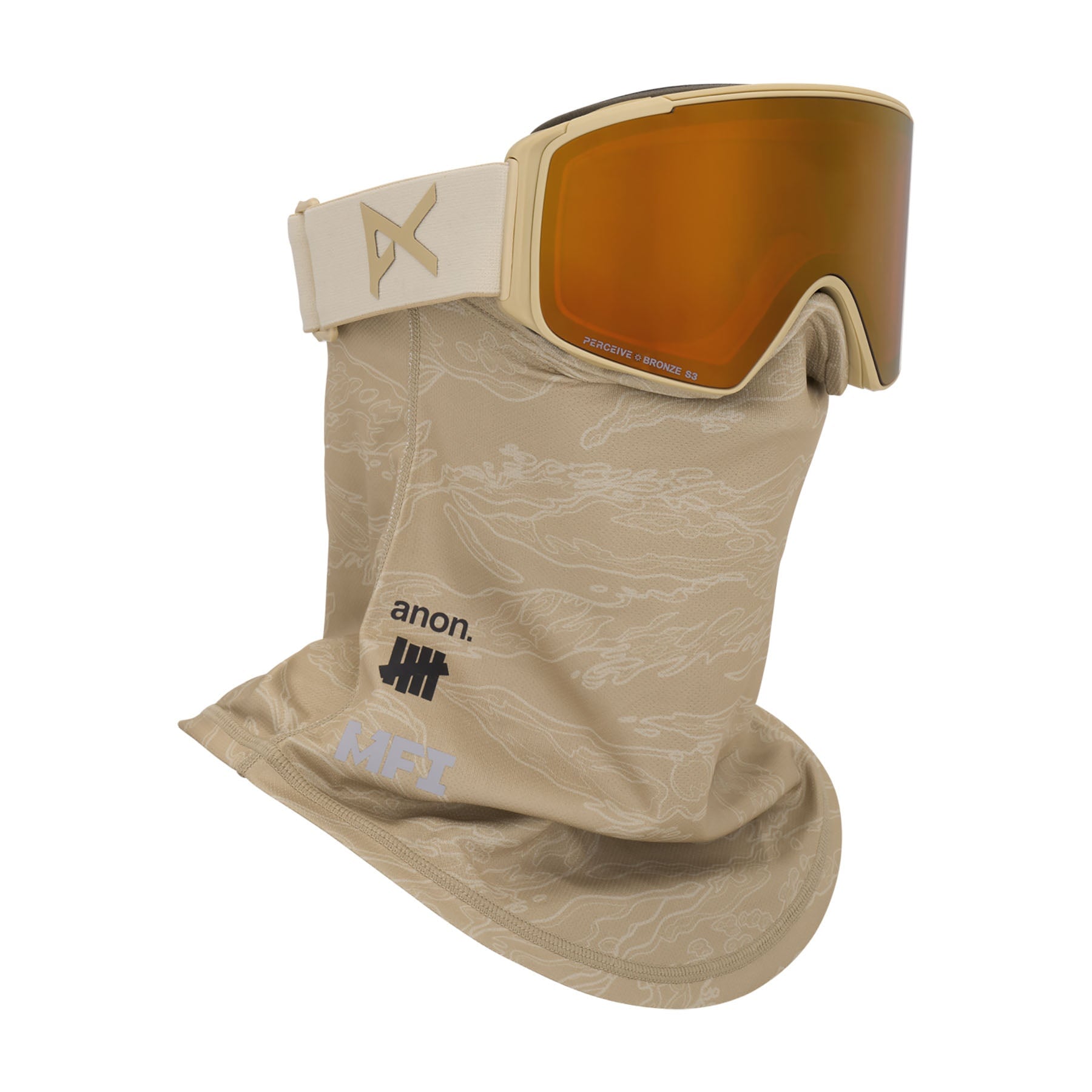 Frame: Tan, Lens: Perceive Sunny Bronze, Spare Lens: Perceive Cloudy Night