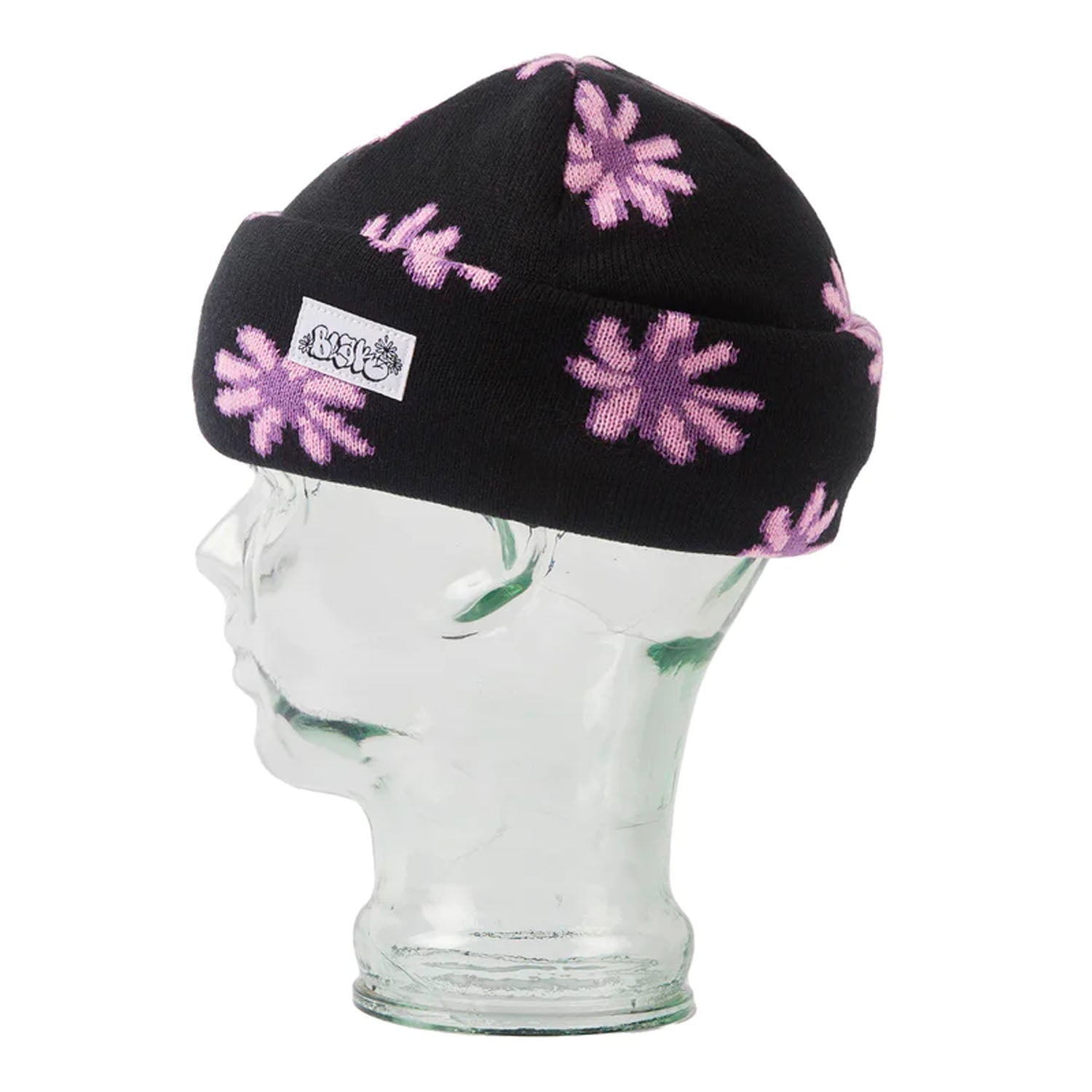 Blak Flower Power Beanie | Snow Beanies Australia
