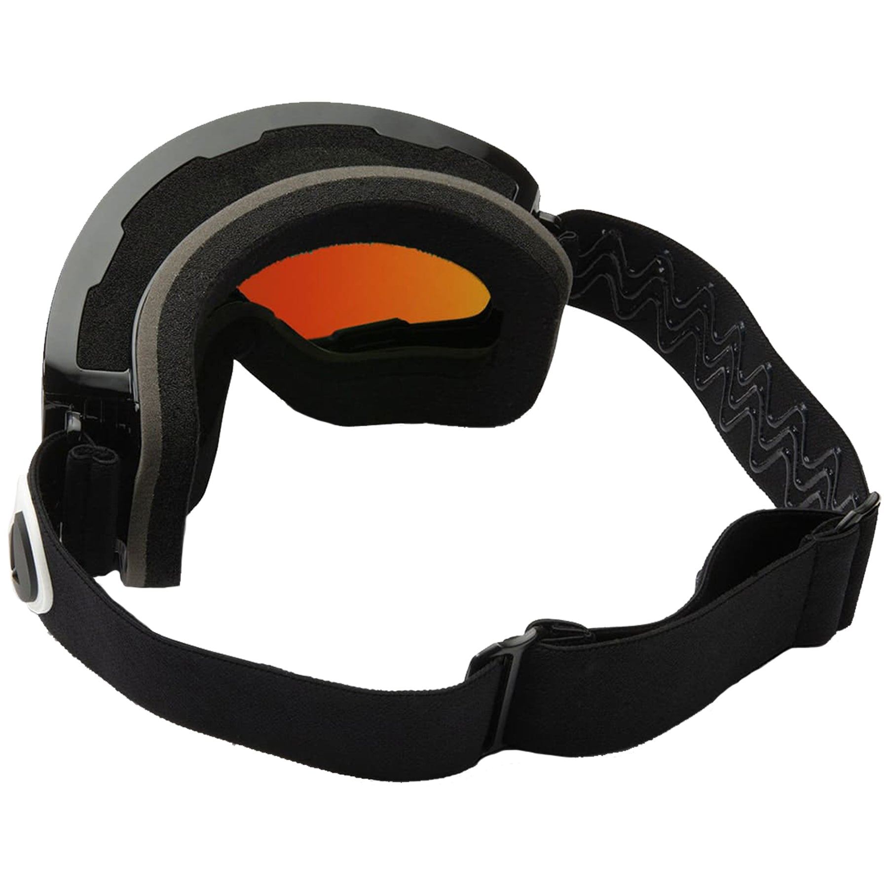 Gloss Black/Red Chrome