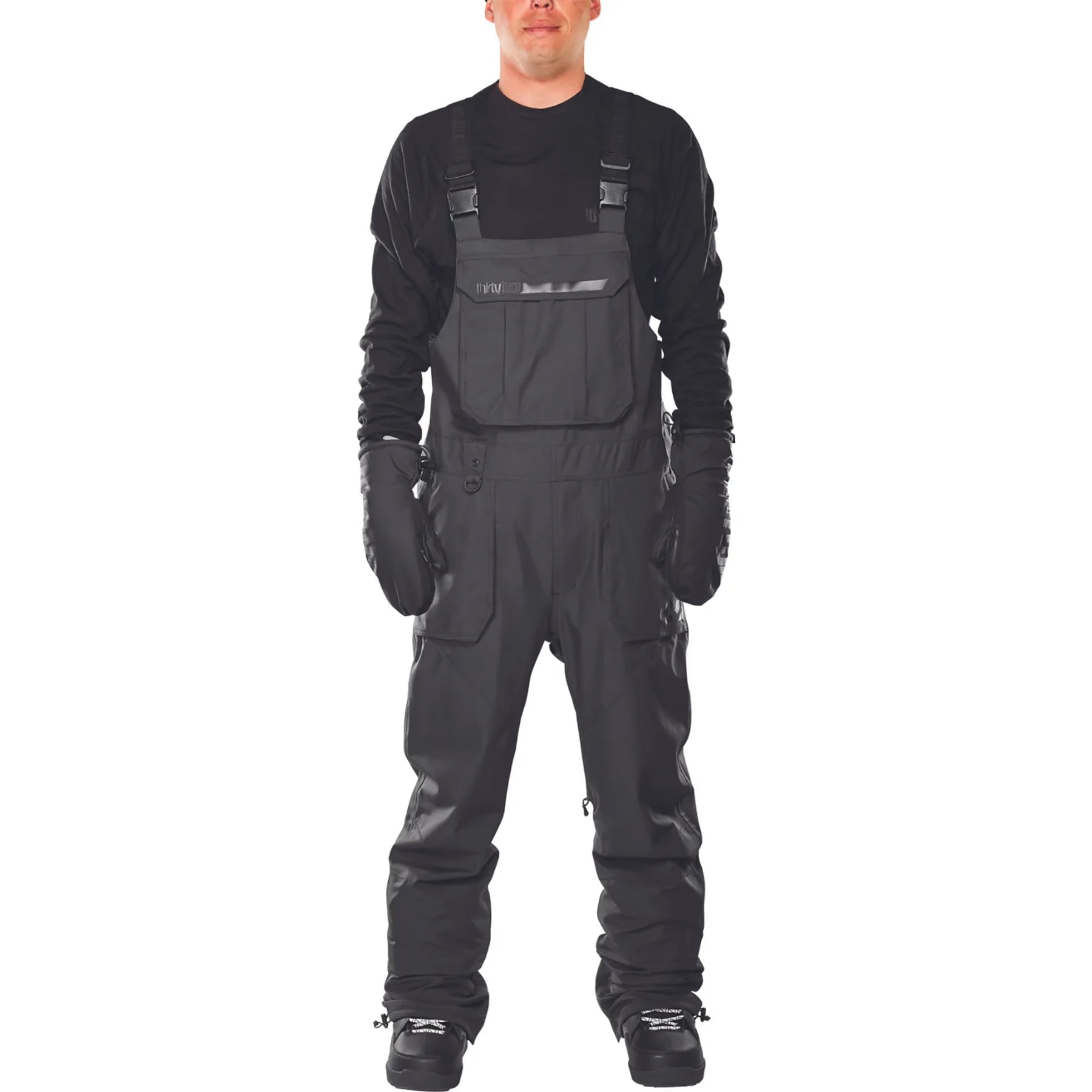 Thirtytwo Basement Thirtytwo Youth Basement Snow Bib Black
