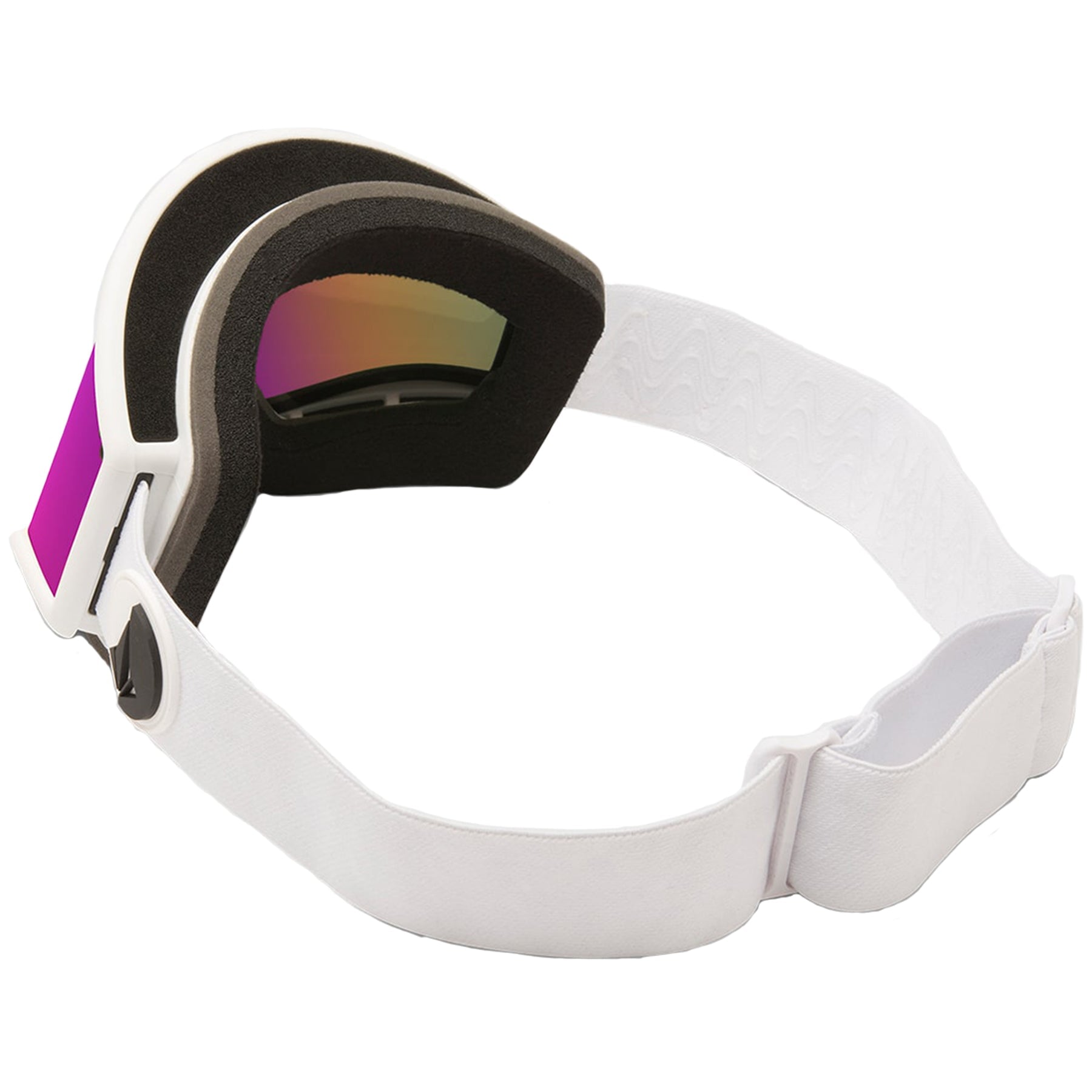 Matte White/Pink Chrome