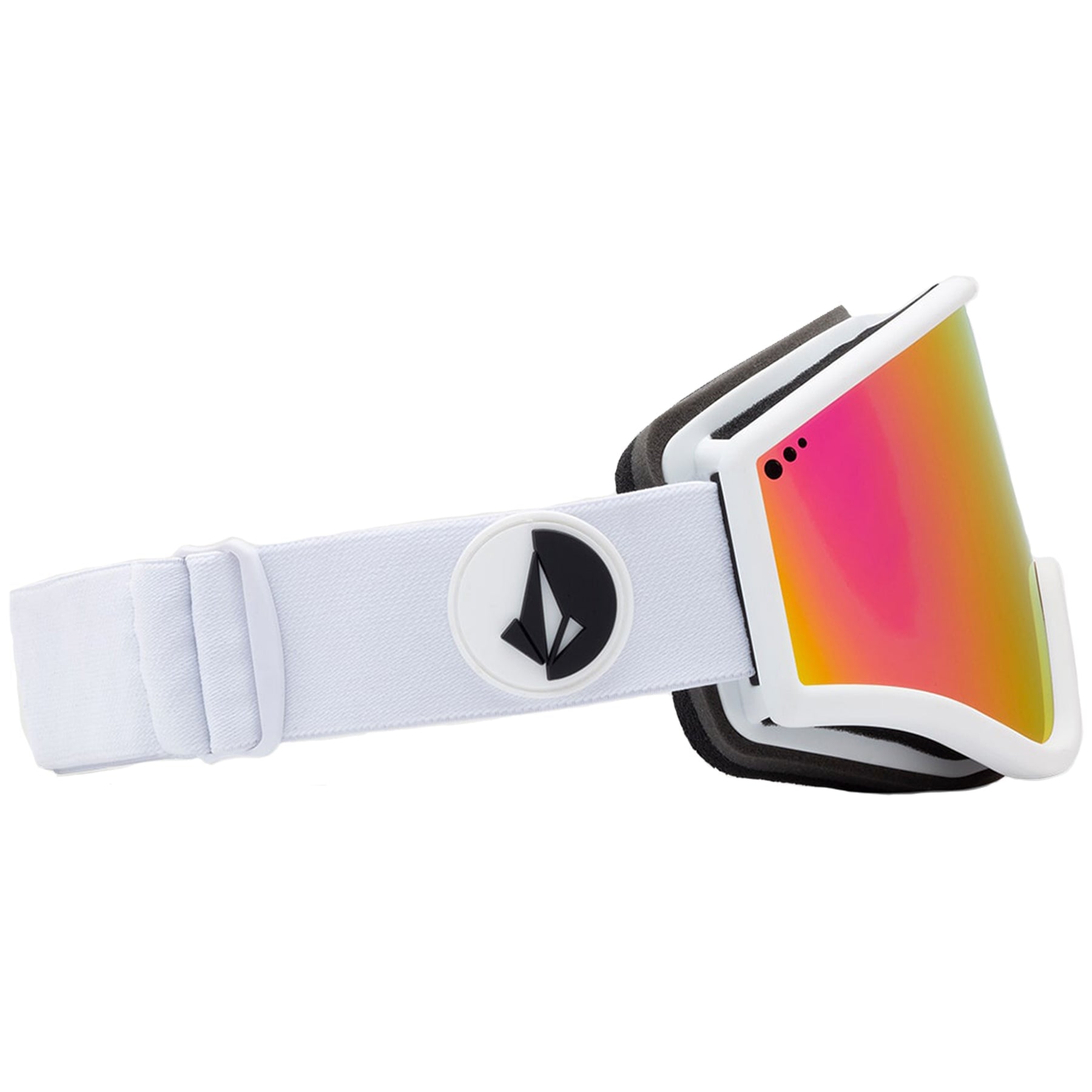 Matte White/Pink Chrome