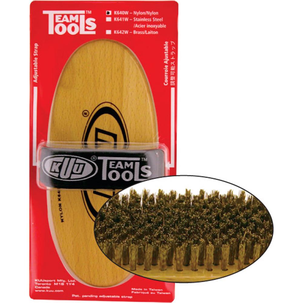 Kuu Oval Brass Brush Snowboard Waxing Supplies Australia