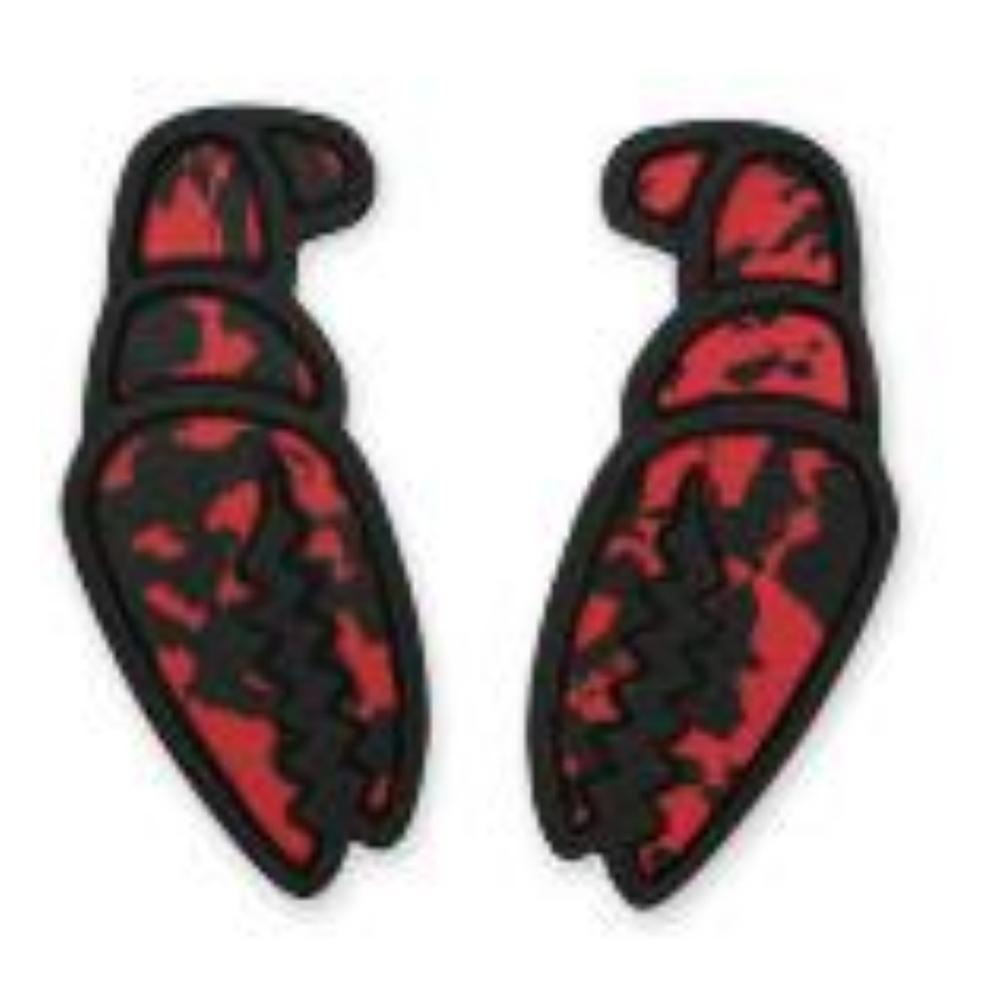 Red Swirl / Black