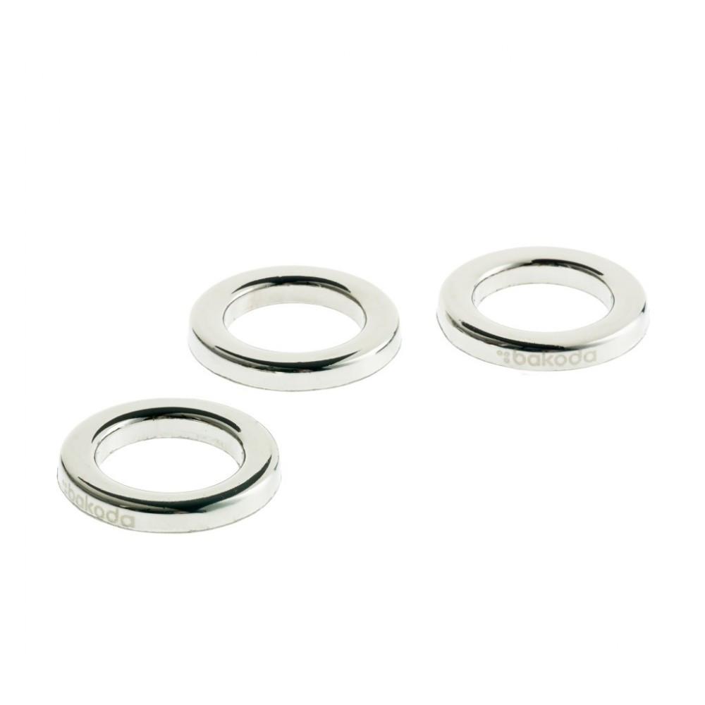 Bakoda Ring Trac Metal Silver Stomp Pad Snowboard Accessories