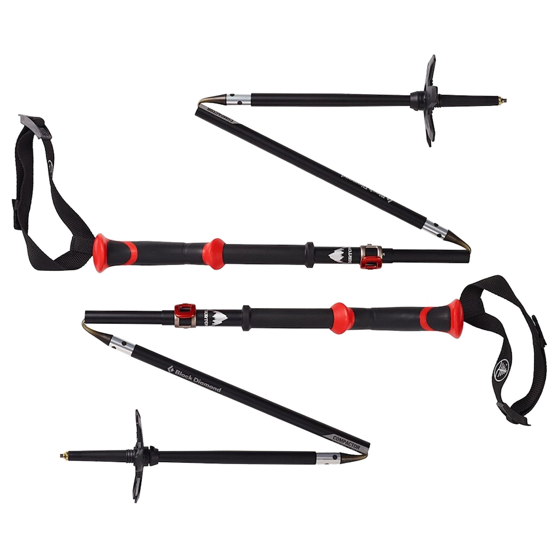 Burton x Black Diamond Compactor Poles | Snowboard