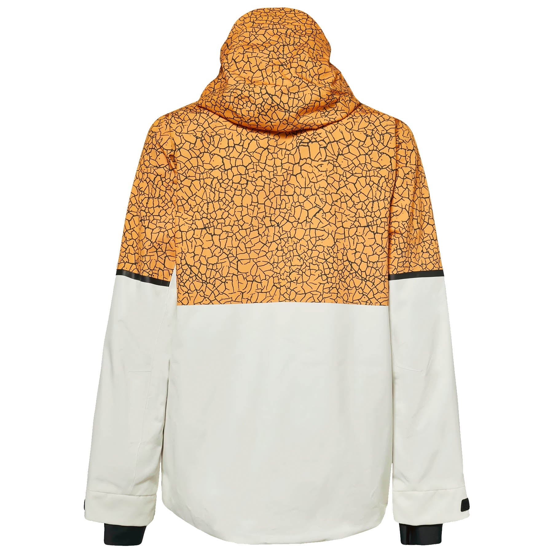 Yellow Crackle Pt/White