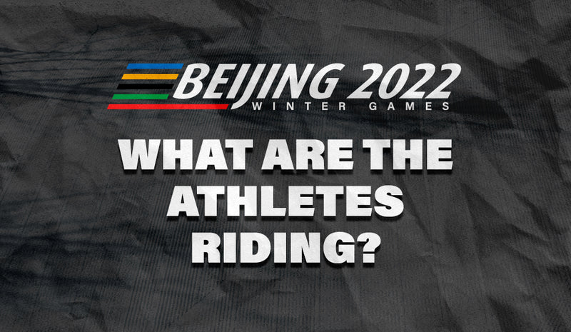 What are the athletes riding at the Beijing 2022 winter games?