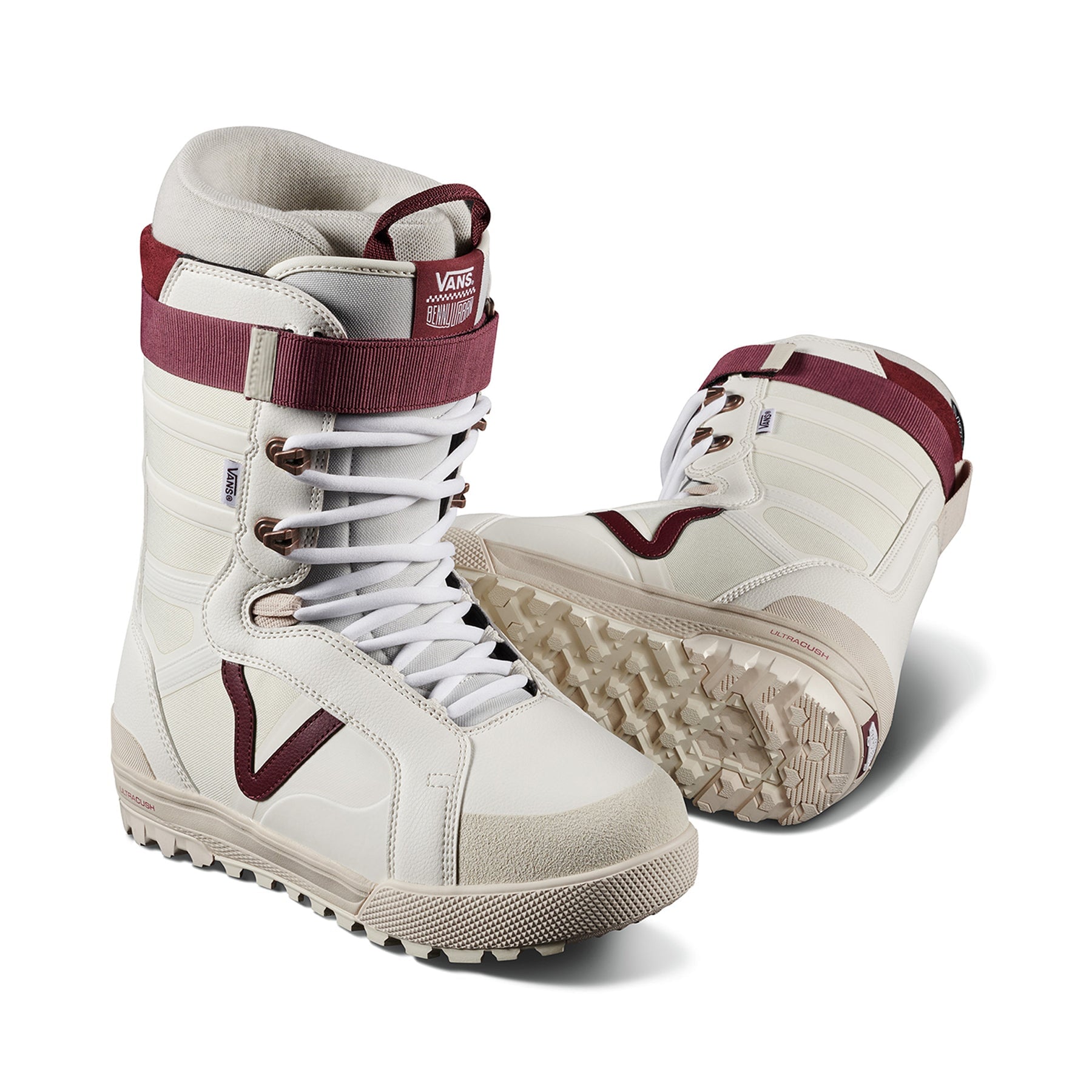 Benny Urban Marshmallow/Burgundy