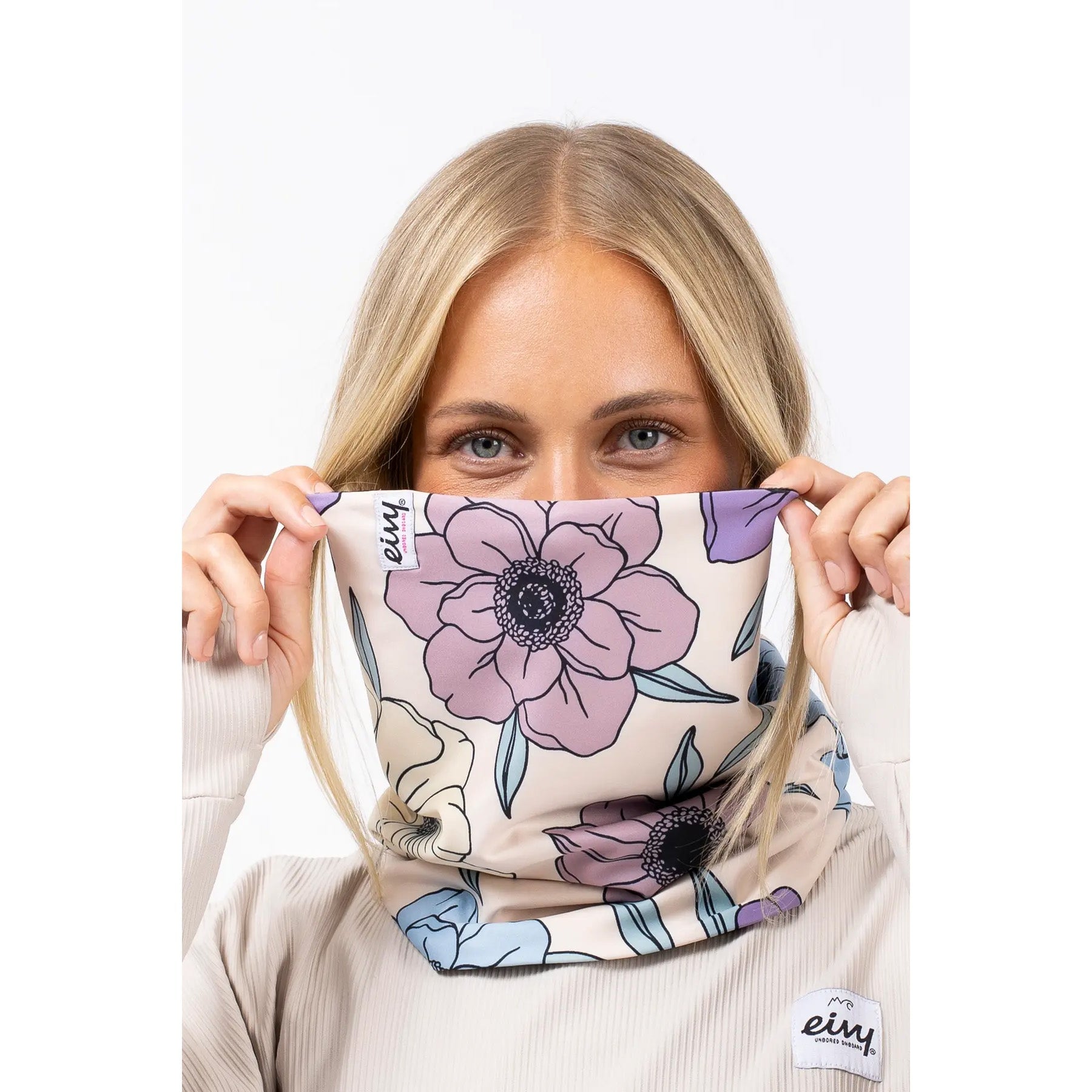 Bandana Cache-cou Femme - Polaire Douce - Extensible UV 50+ - Conçu En Suède