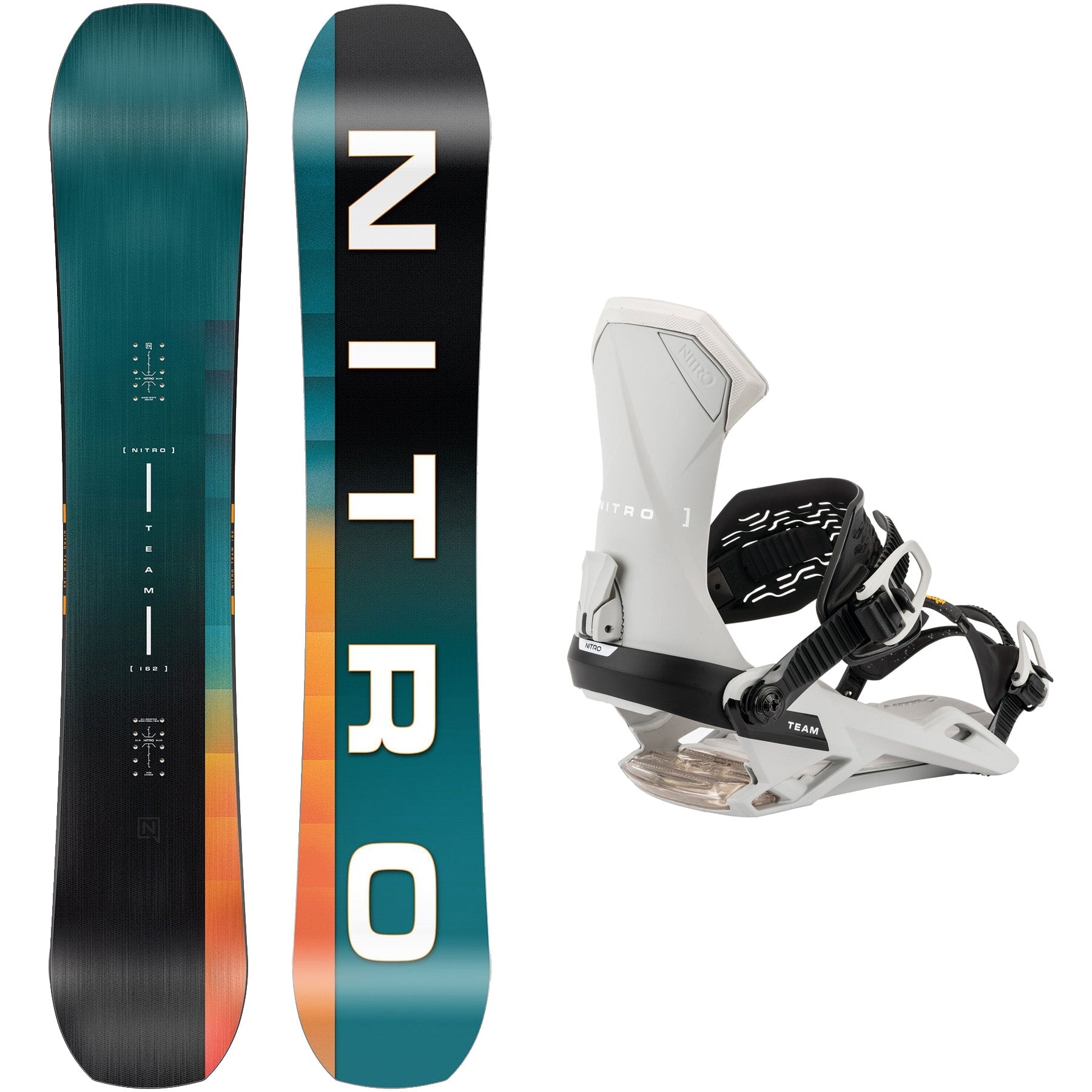 Nitro Team Snowboard / Nitro Team Binding Package
