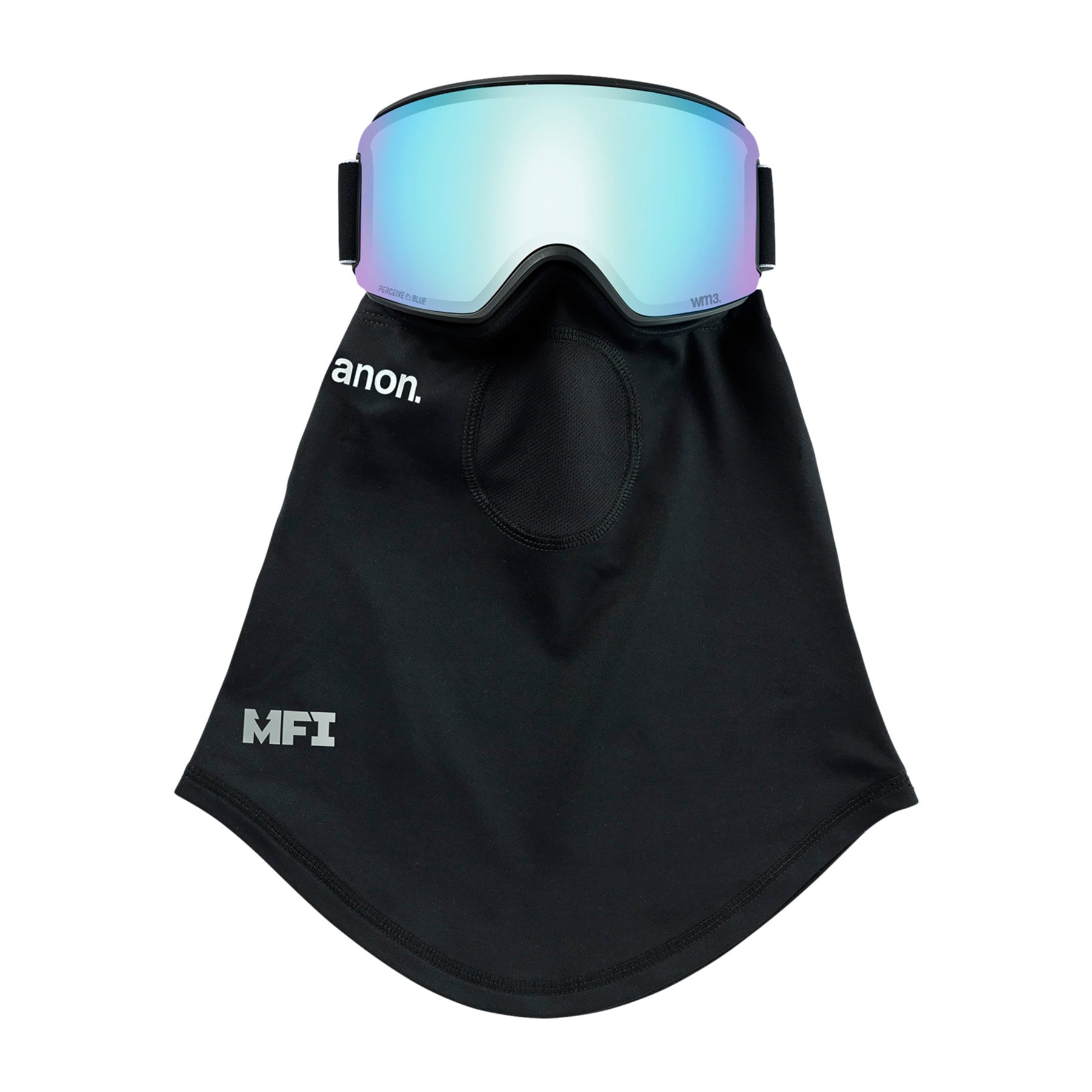 スキー・スノーボードアクセサリー anon wm3 Anon WM3 Low Bridge Fit Goggles + Lens + Face Mask | Anon