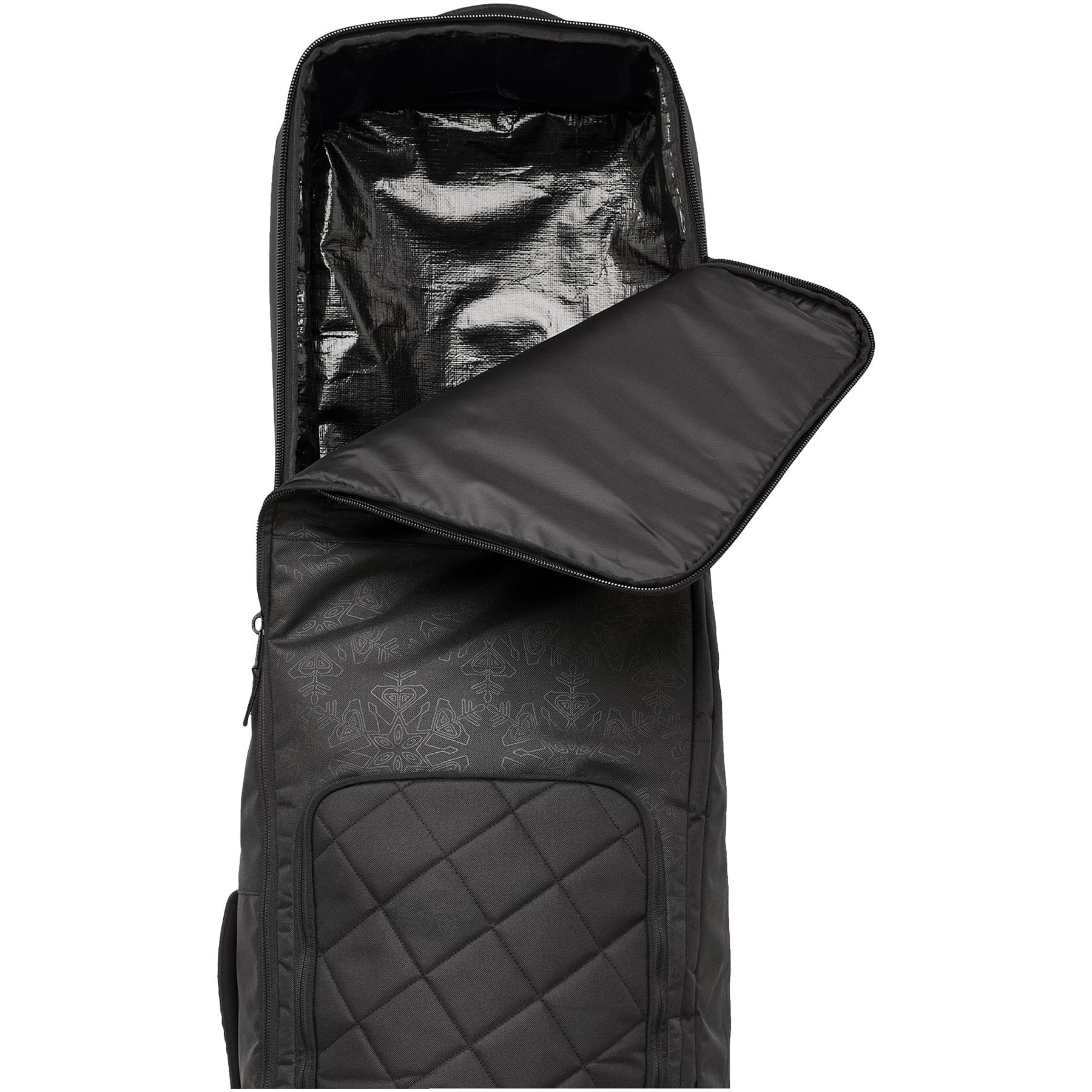 True Black Snowflake Emboss