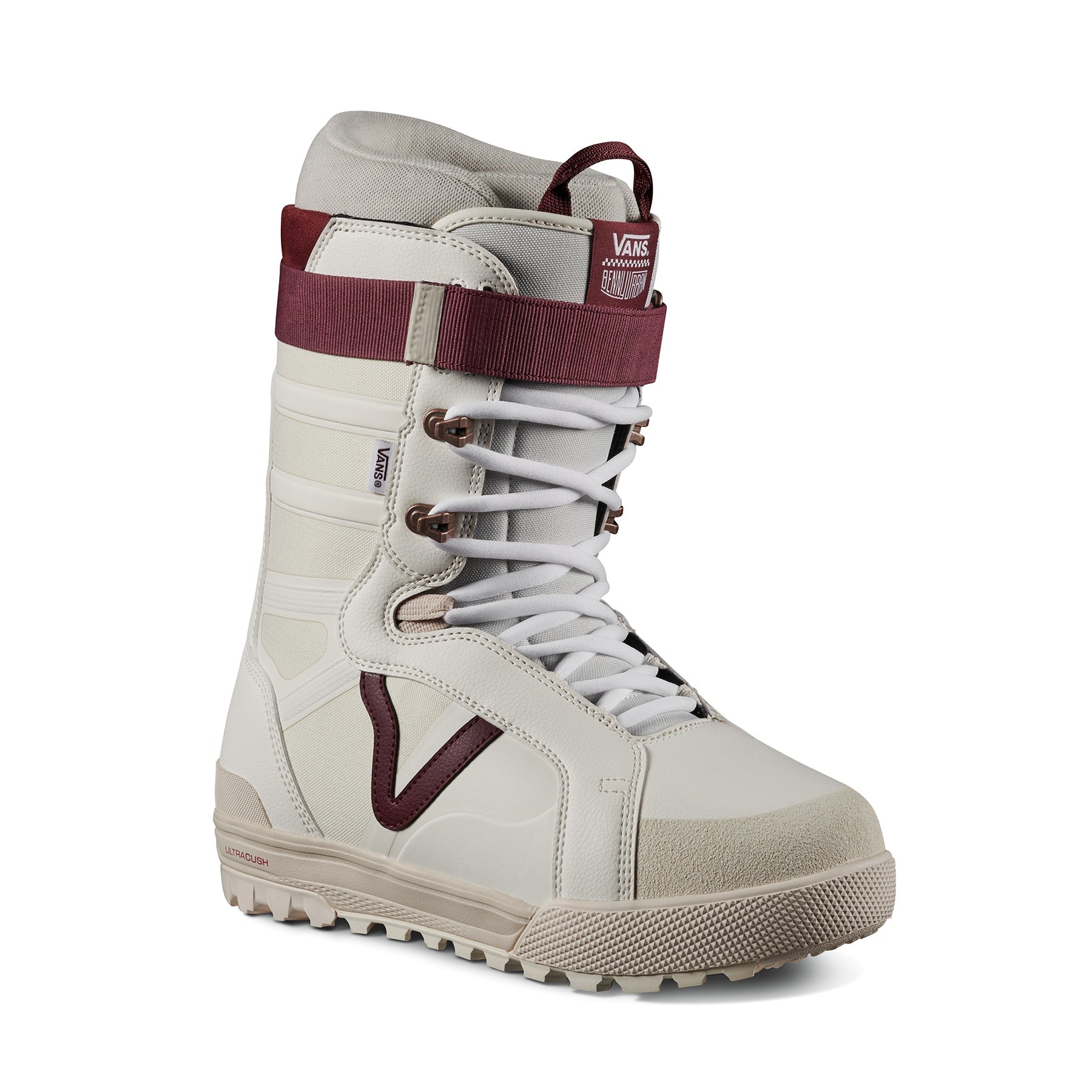 Benny Urban Marshmallow/Burgundy