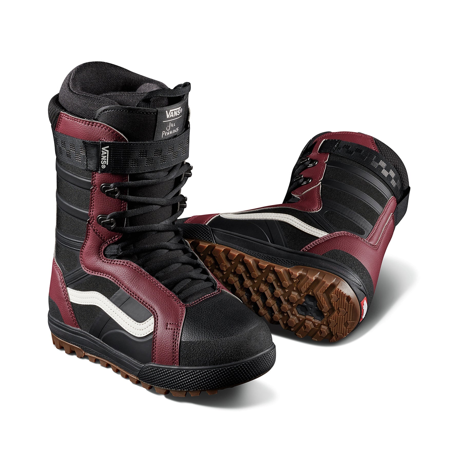 Jill Perkins Black/Burgundy