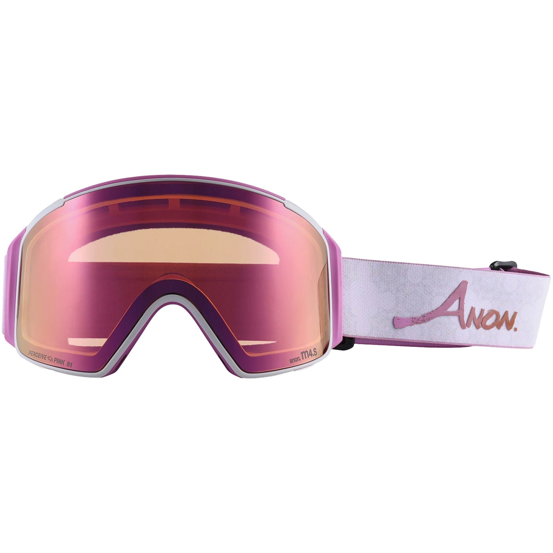 Frame: White, Lens: Perceive Cloudy Pink, Spare Lens: Perceive Sunny Onyx