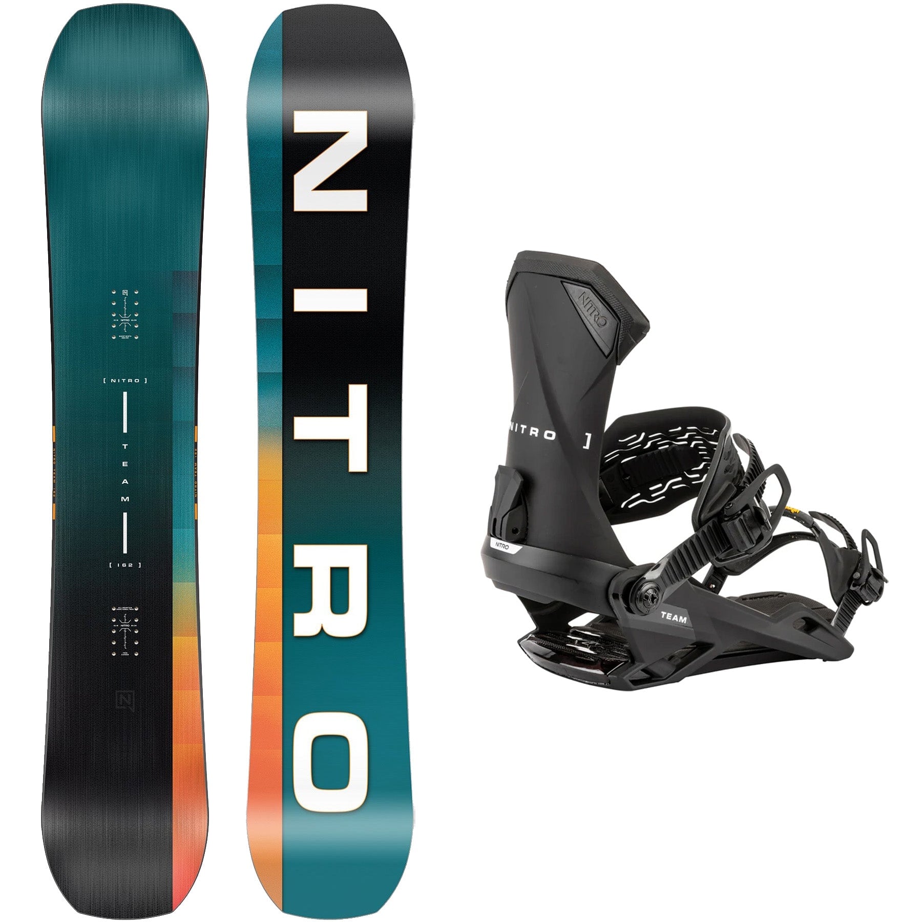 Nitro Team Snowboard / Nitro Team Binding Package