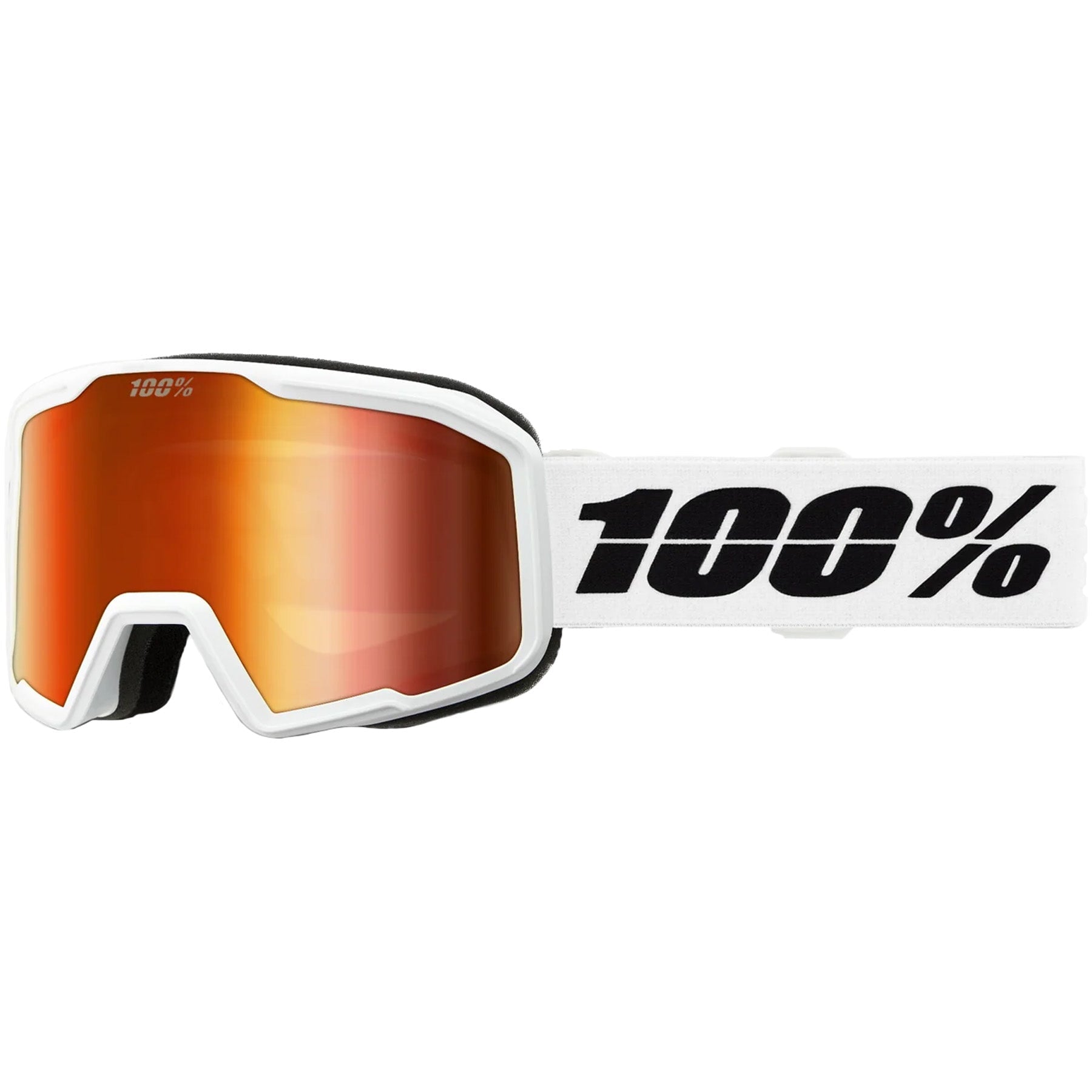 White - Mirror Red Lens