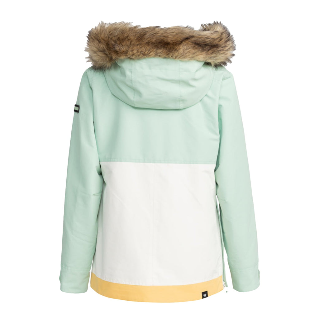 Green Roxy Jacket Roxy Shelter Jacket 2024 | Womens Snowboard Jackets Australia