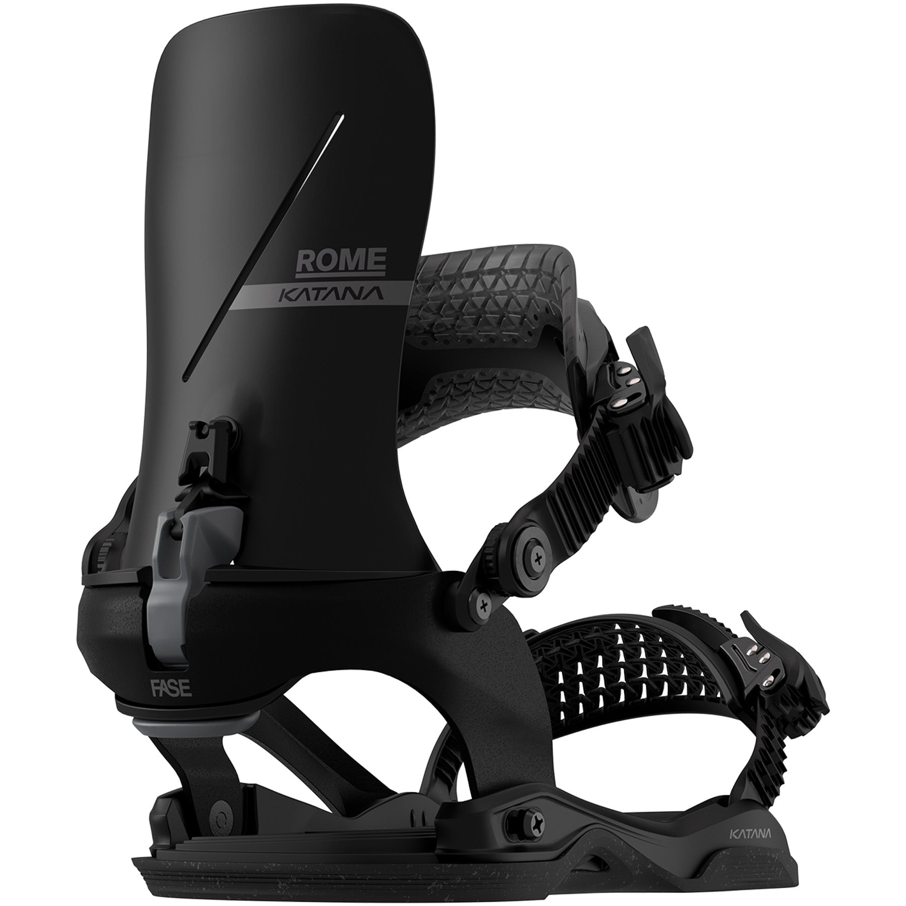 ROME KATANA FASEシステム Rome Mens Katana AsymWrap FASE Bindings 2027 | Mens Snowboard