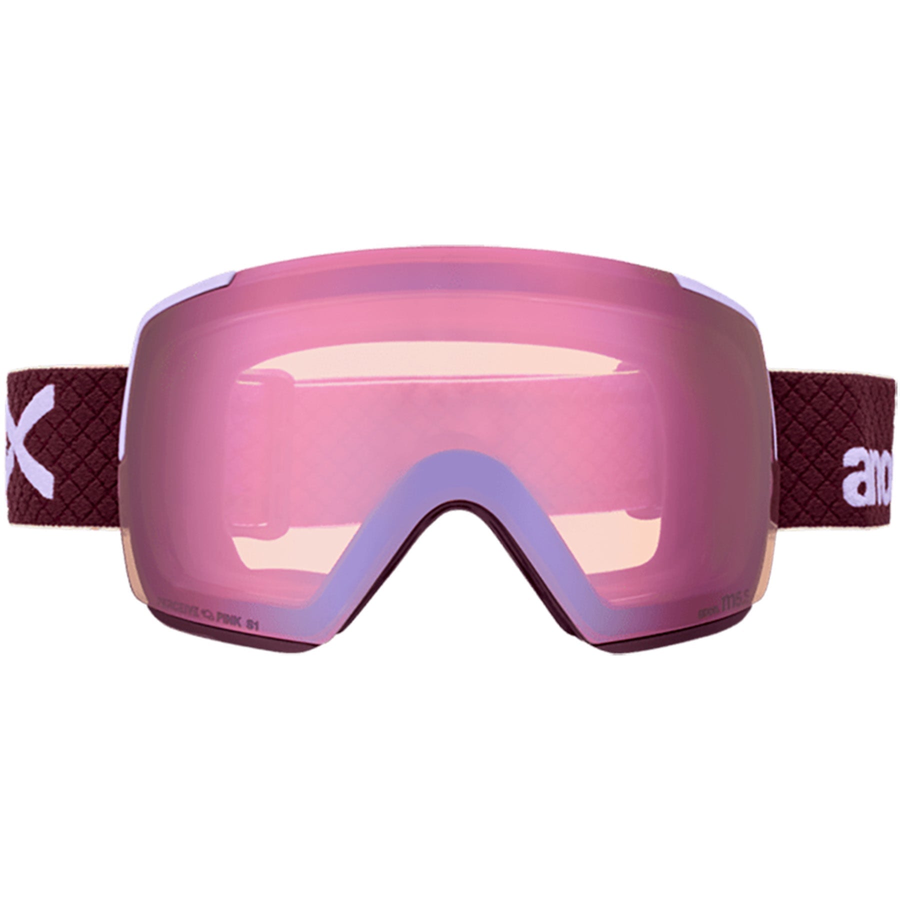Frame: Deep Cherry, Lens: Perceive Cloudy Pink, Spare Lens: Perceive Variable Blue