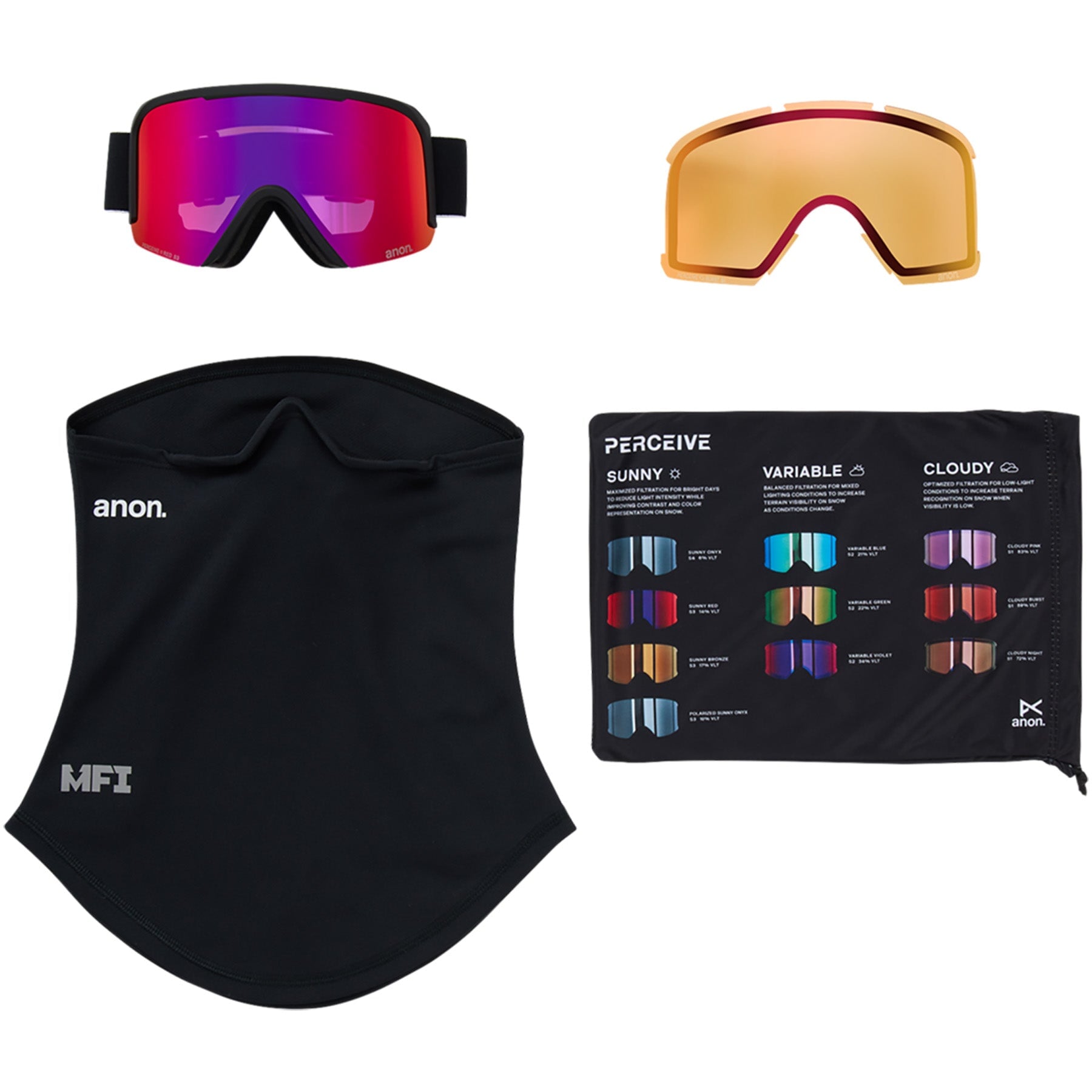 Anon Nesa Goggles Low Bridge | Mens Womens Snowboard Goggles Australia