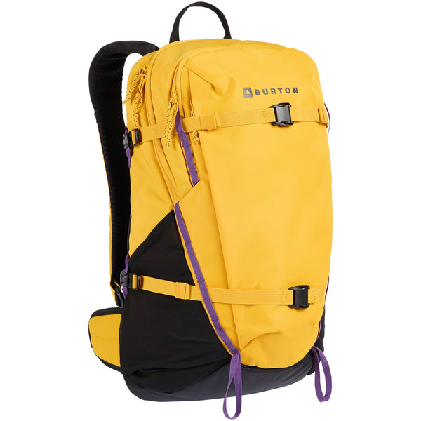 Waterproof Wetsuit Burton Grey Backpack With Yellow Zipper Burton