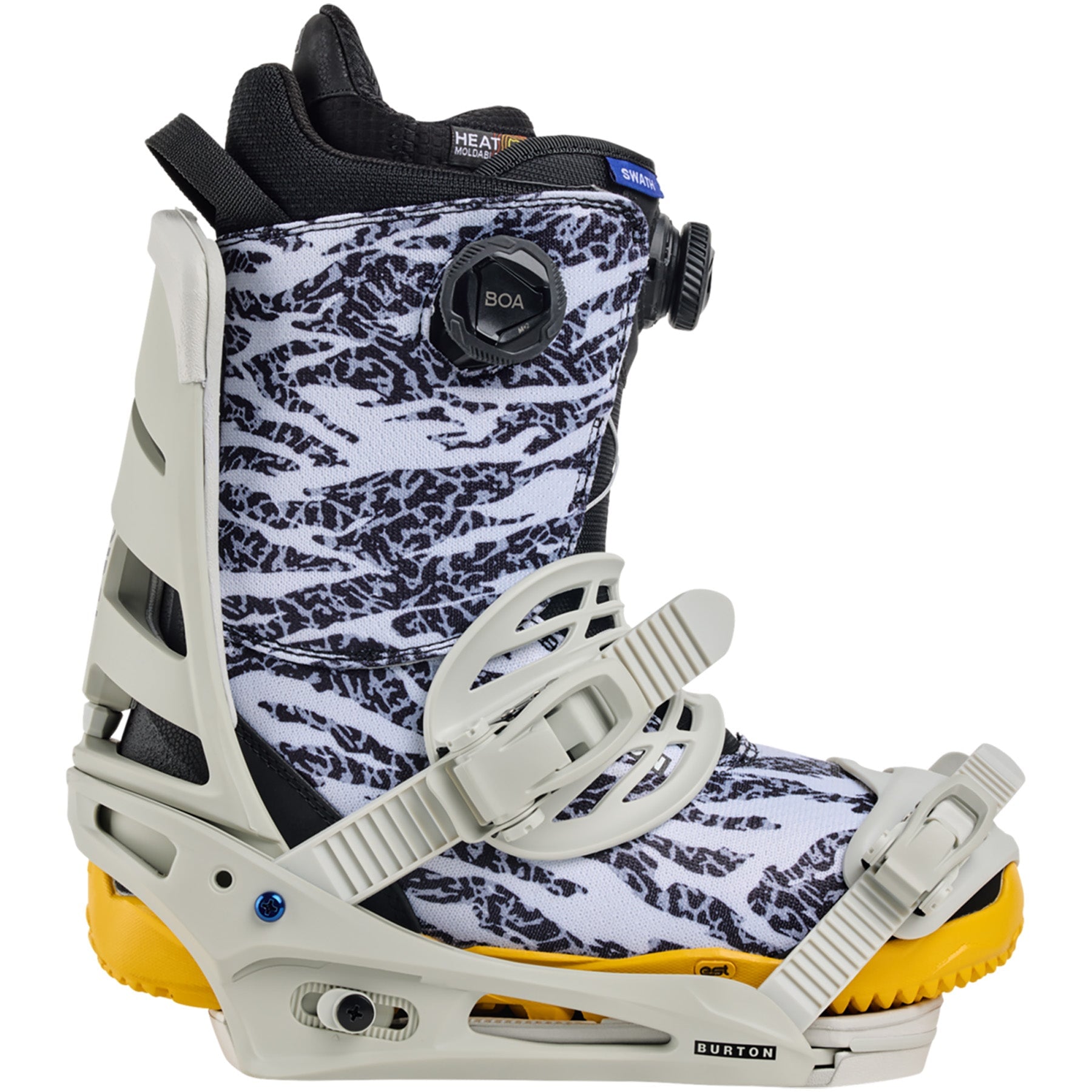 Step In Bindings Burton Step On Reflex Snowboard Bindings - White