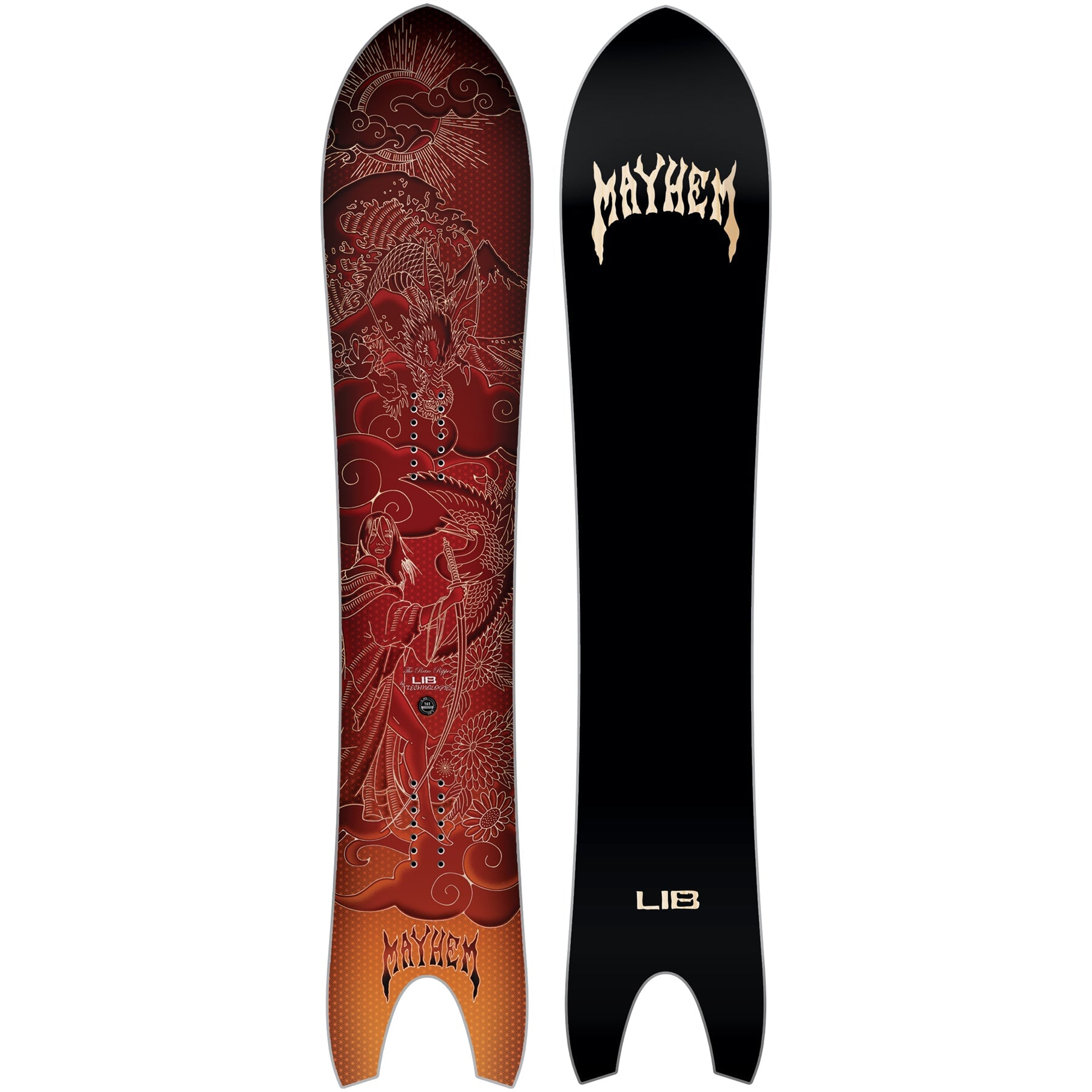 スノーボード LIB TECH MAYHEM The Retro Ripper 156cm Lib Tech Mayhem Retro Ripper Camber Snowboard 2025 | Tactics