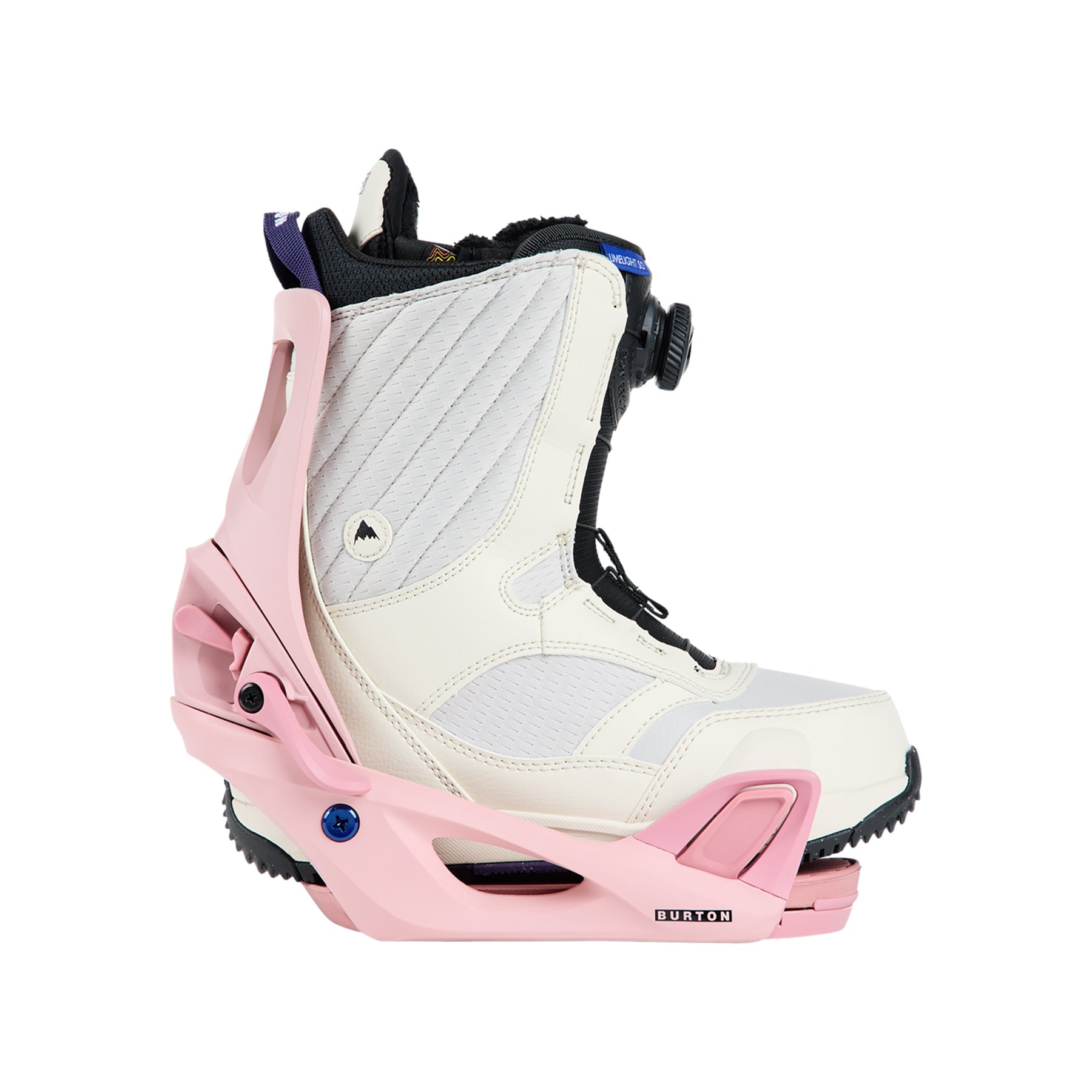 スノーボード 23-24 BURTON STEP ON ReFlex Powder Blush Burton Womens Step On Bindings 2024 | Womens Snowboard